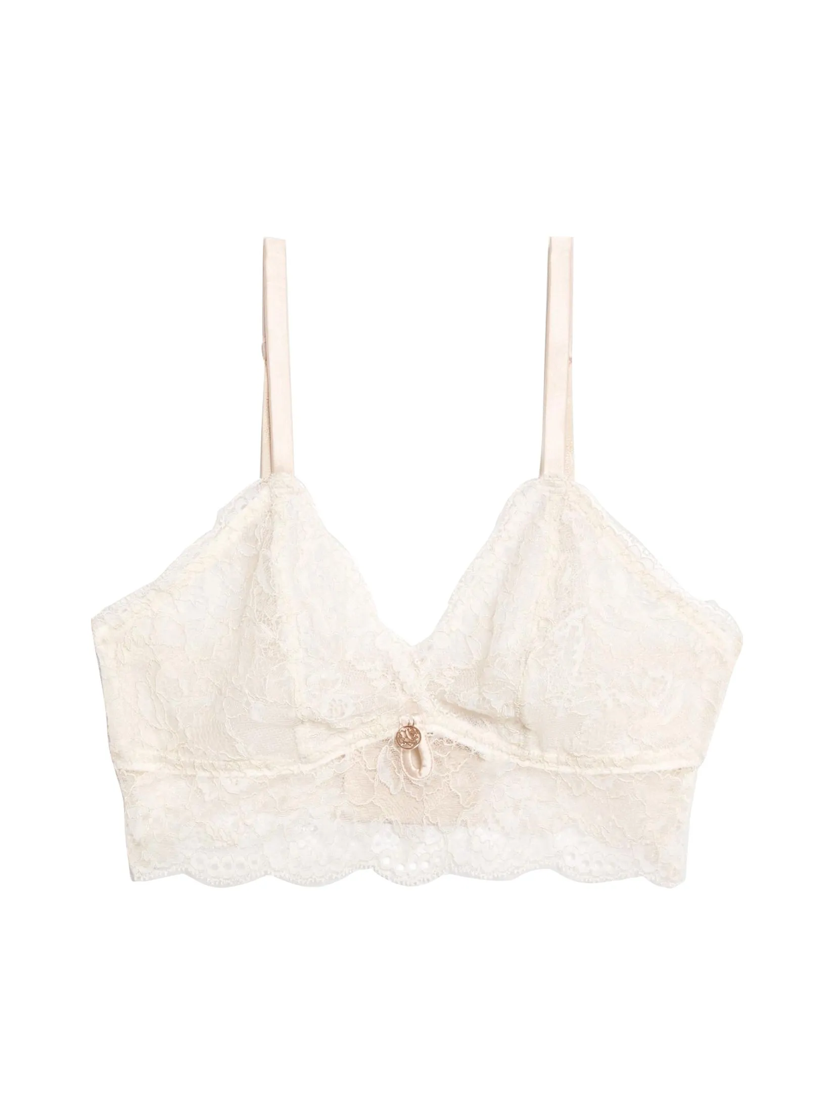 MARKS & SPENCER Women Bra Lace Non Wired Bralette Ivory MARKS & SPENCER Women Bra Lace Non Wired Bralette Ivory