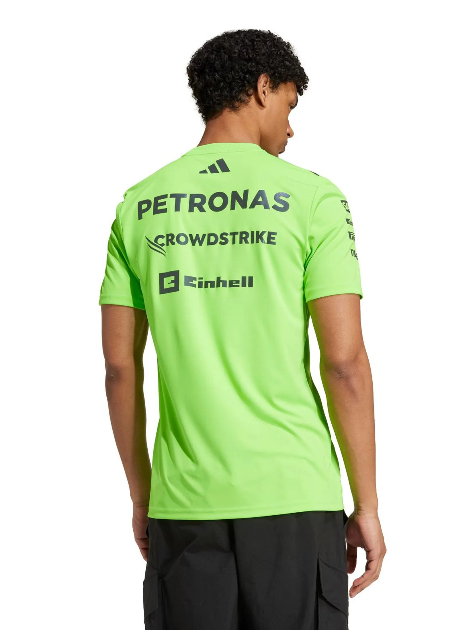 ADIDAS Men Set Up Jersey Mercedes - Amg Petronas Formula One Team Green / Solar Green / Black ADIDAS Men Set Up Jersey Mercedes - Amg Petronas Formula One Team Green / Solar Green / Black