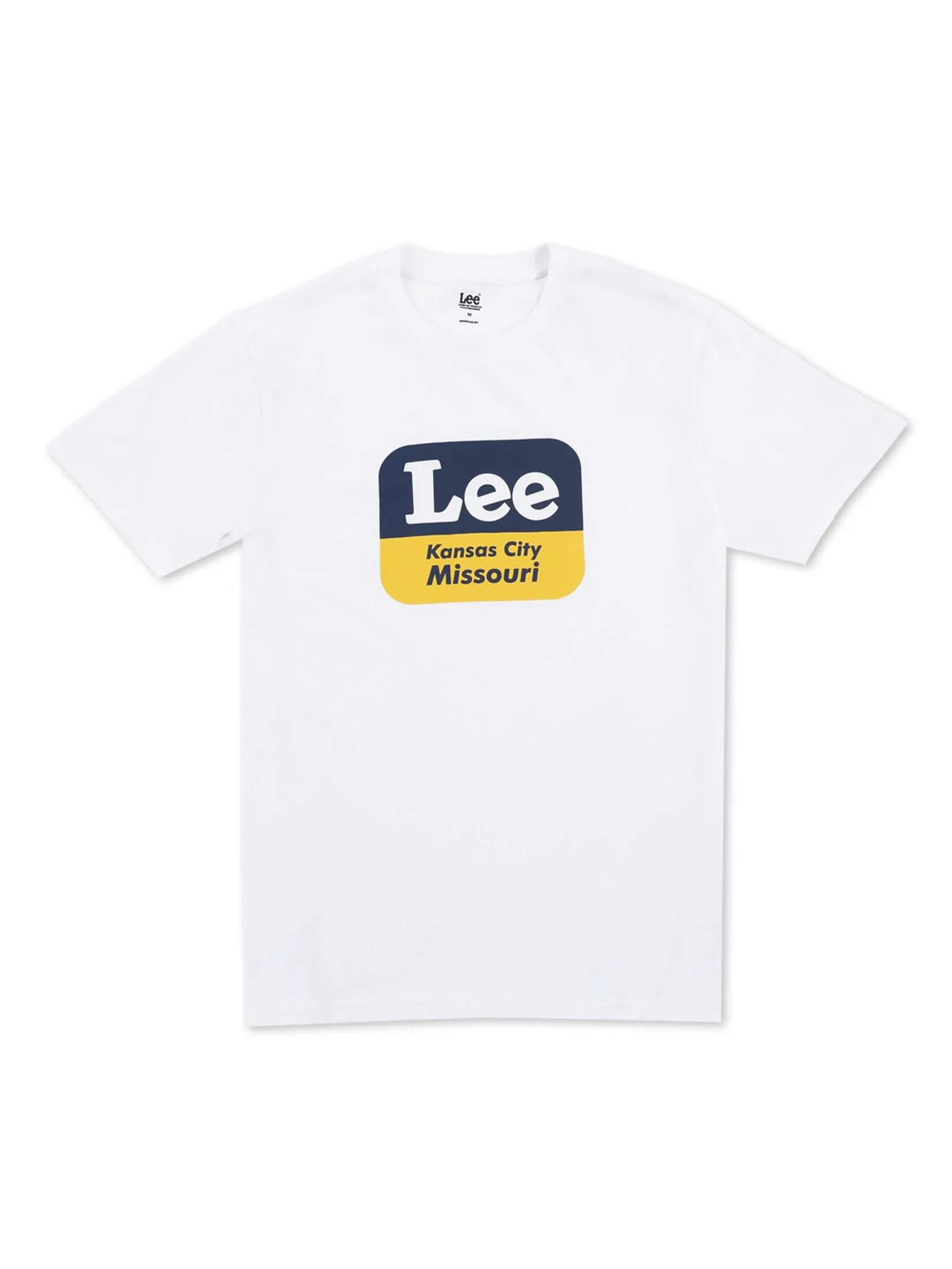 LEE Men's Tee Short Sleeve Regular Fit White LEE Men's Tee Short Sleeve Regular Fit White