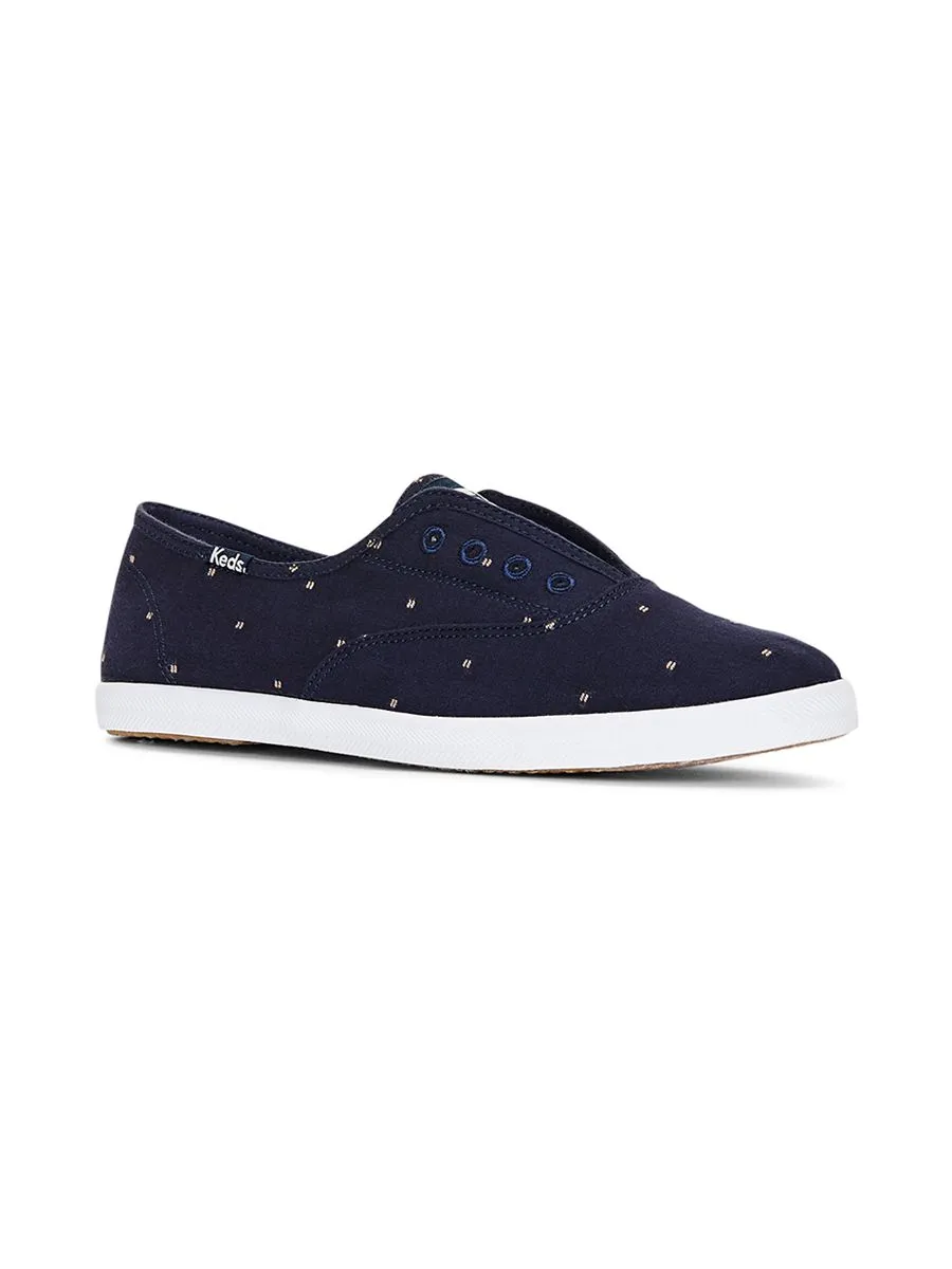 KEDS Navy/Oatmeal Chillax Eyelash Stitch KEDS Navy/Oatmeal Chillax Eyelash Stitch