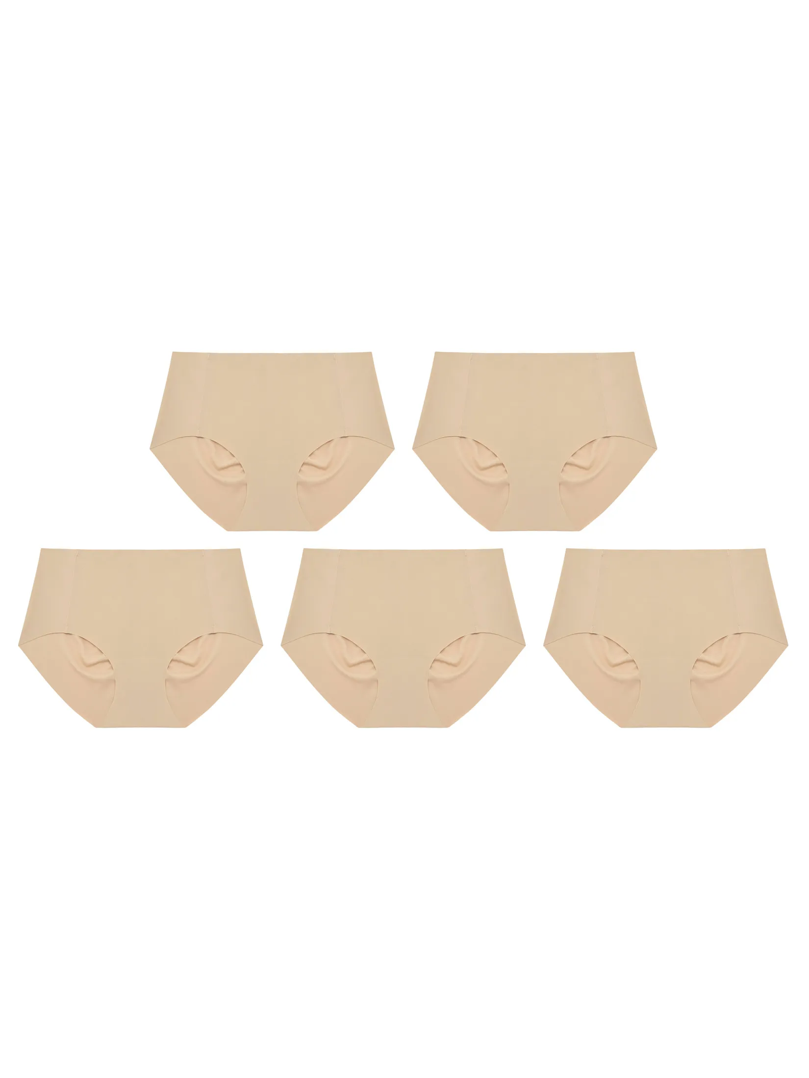 SABINA [Pack 5 Piece] [Online Exclusive] Panty Zone Bikini Panty - Sand