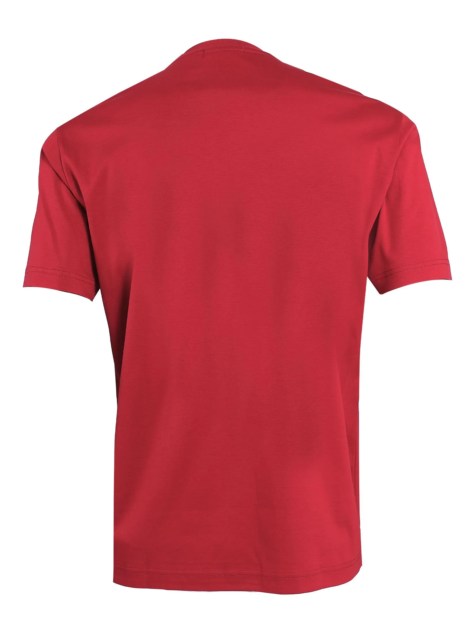 DAKS Men Short Sleeve T-Shirt Red DAKS Men Short Sleeve T-Shirt Red