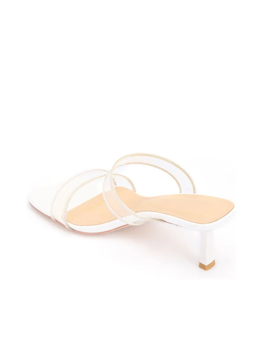 PAZZION Women Heel Slippers PAZZION Women Heel Slippers
