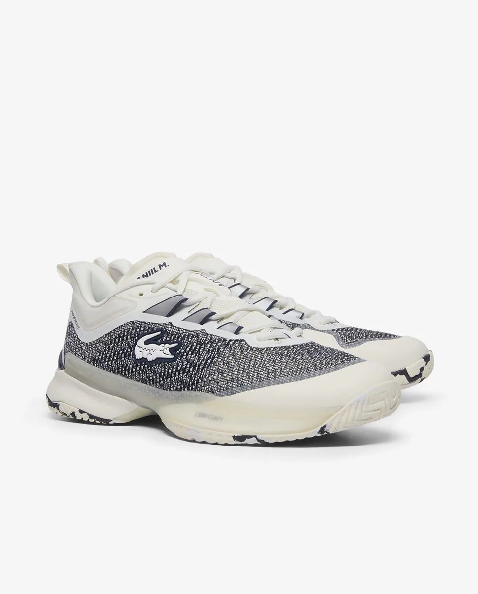 LACOSTE Men’s AG-LT23 Ultra x Daniil Medvedev Tennis Shoes White LACOSTE Men’s AG-LT23 Ultra x Daniil Medvedev Tennis Shoes White