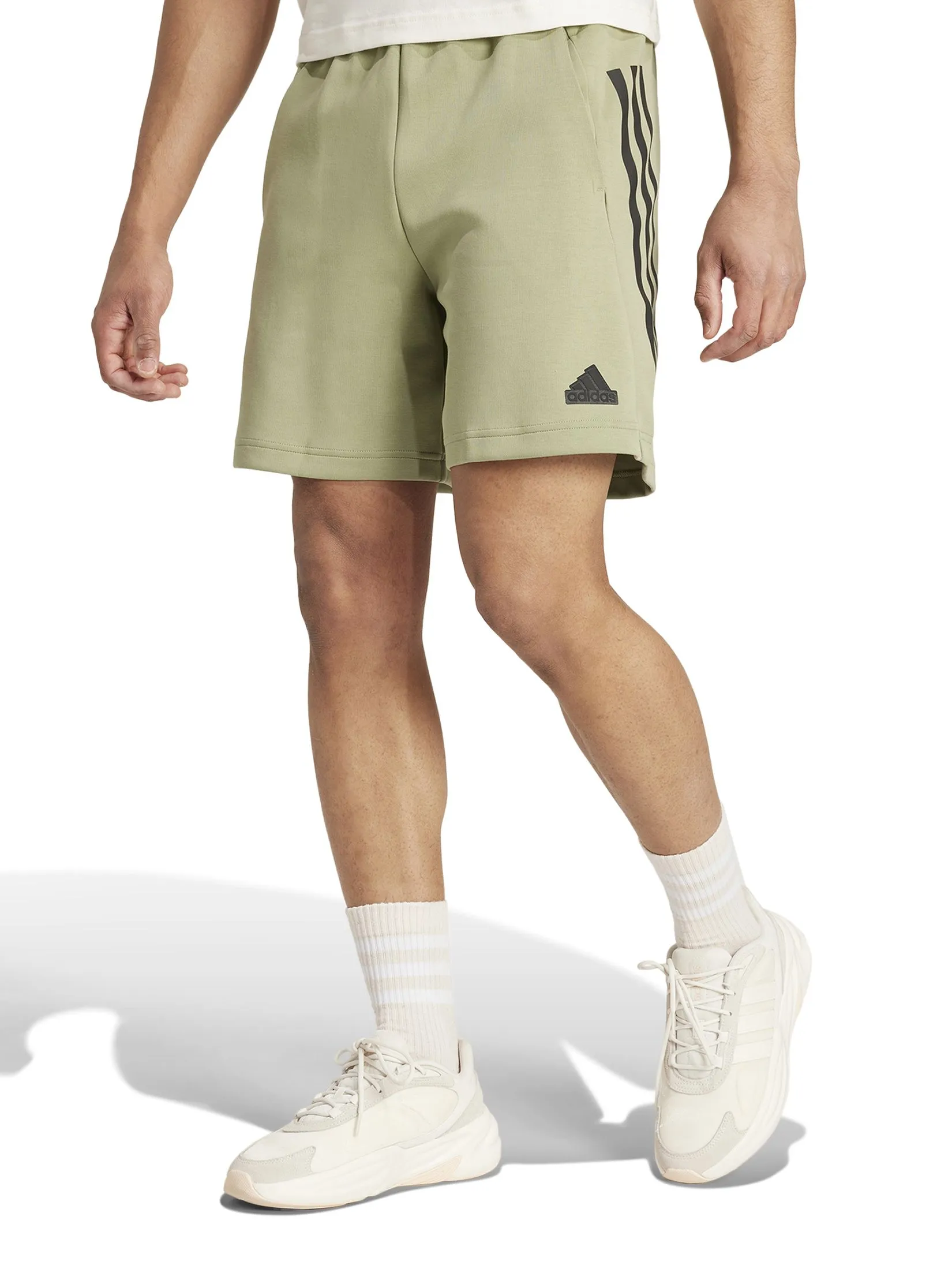 ADIDAS Men Shorts Future Icons 3-Stripes Tent Green ADIDAS Men Shorts Future Icons 3-Stripes Tent Green