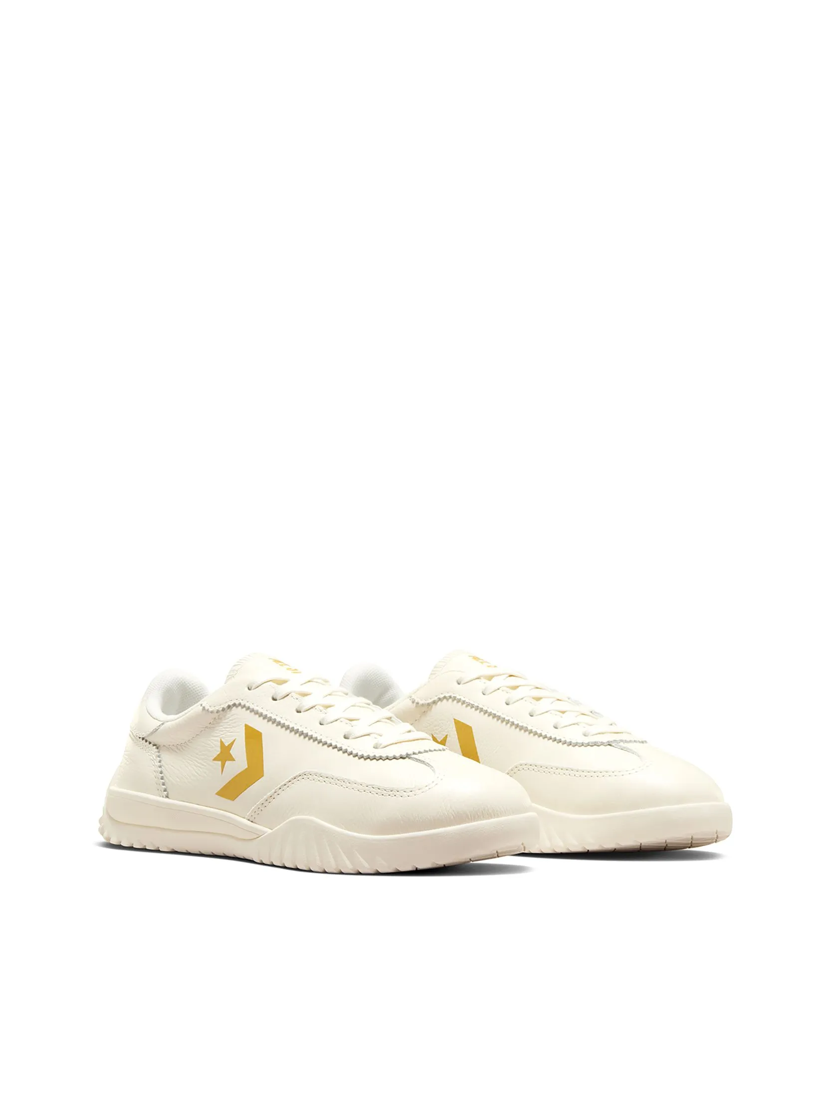 CONVERSE Women Sneakers Run Star Trainer High Tea Party Ox Cream/Gold Egret/Egret/Gold CONVERSE Women Sneakers Run Star Trainer High Tea Party Ox Cream/Gold Egret/Egret/Gold