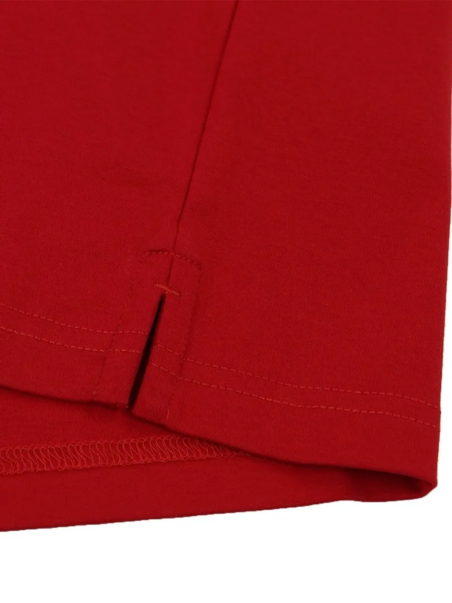 GIORDANO Men's Slim Fit Embroidery Bold Polo (Liquid Touch) Haute red GIORDANO Men's Slim Fit Embroidery Bold Polo (Liquid Touch) Haute red