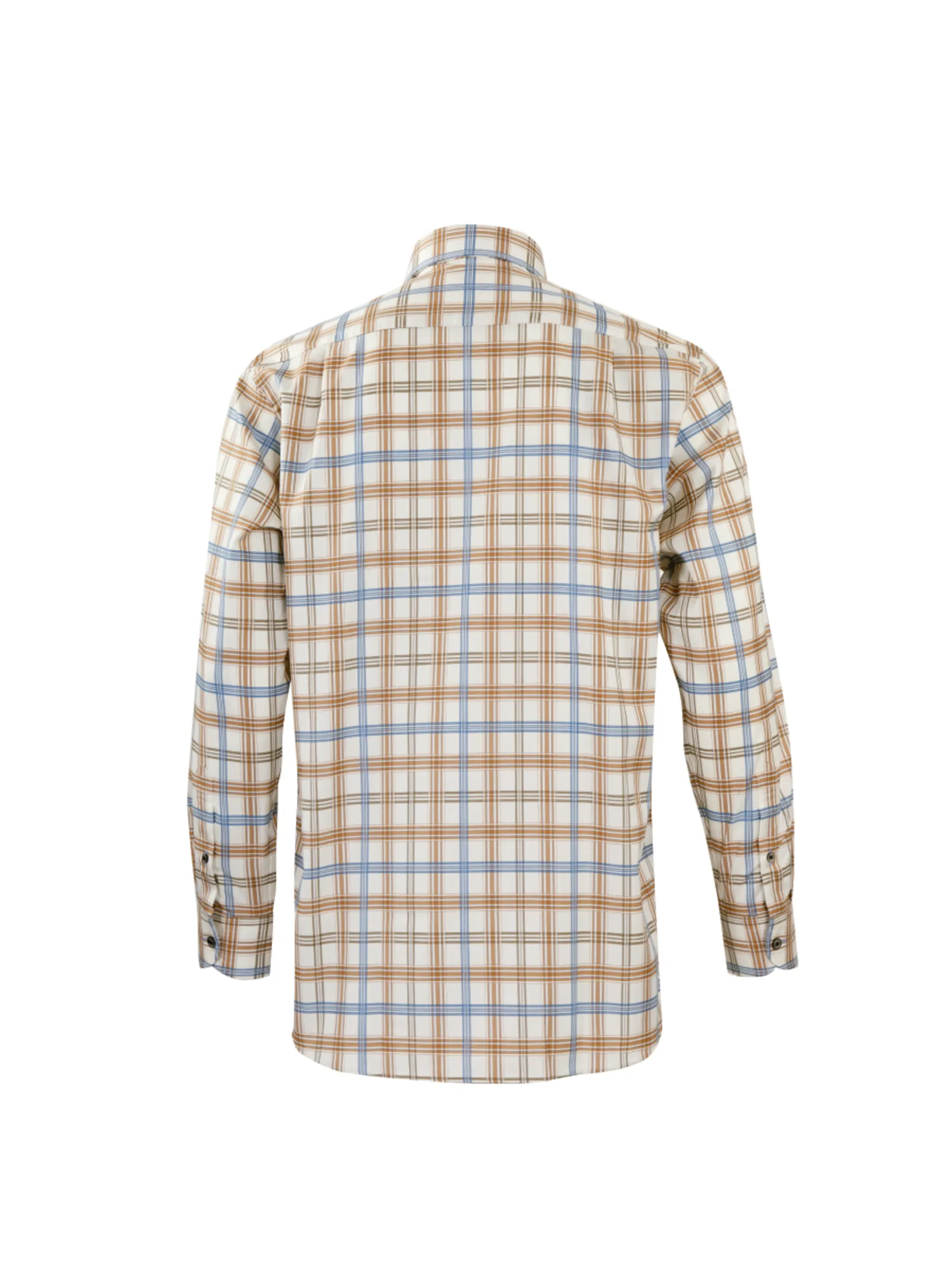 DAKS Men Long Sleeve Shirt Regular Fit Cream DAKS Men Long Sleeve Shirt Regular Fit Cream