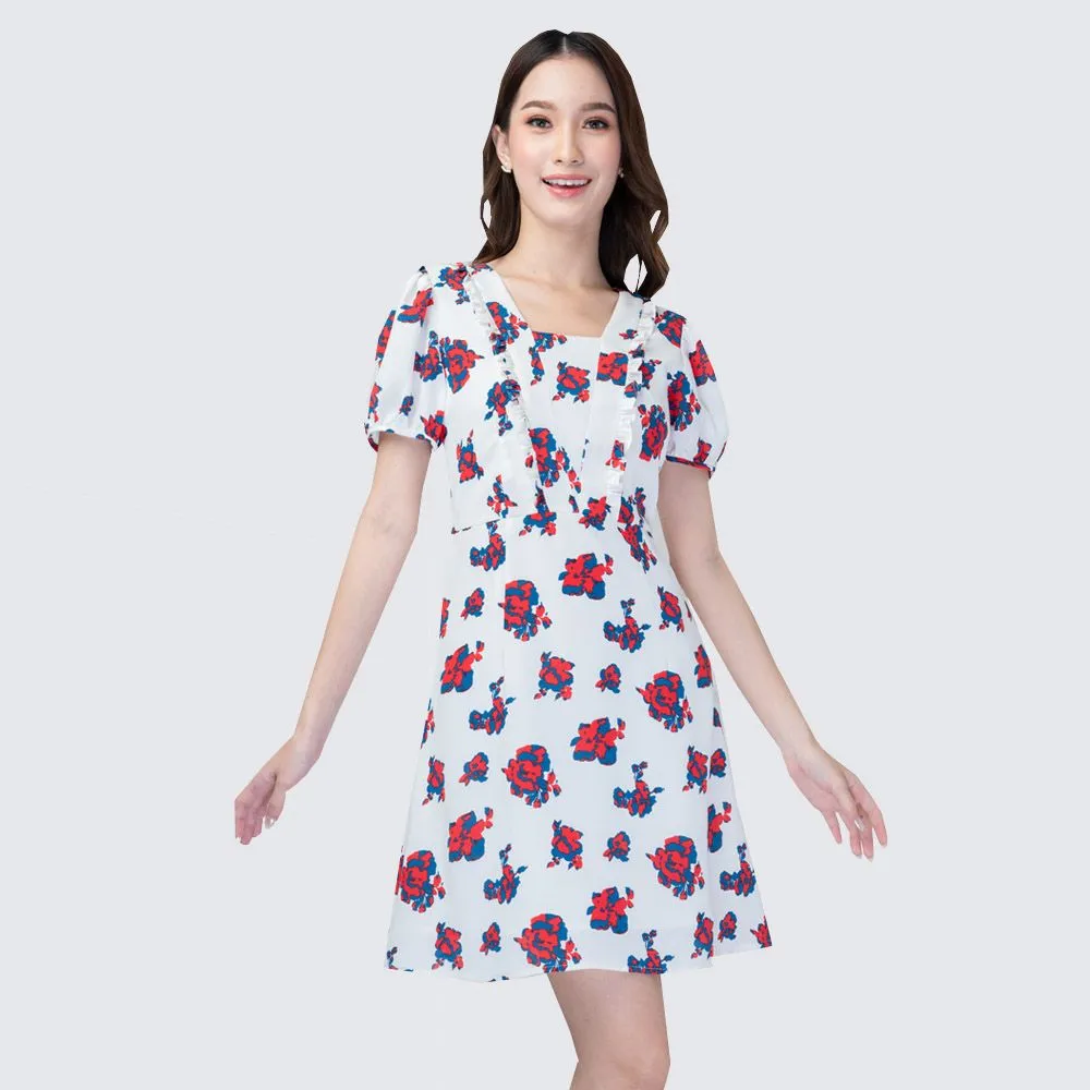 AMILA Off White Dress AM-D1039 IGPU22-8 AMILA Off White Dress AM-D1039 IGPU22-8