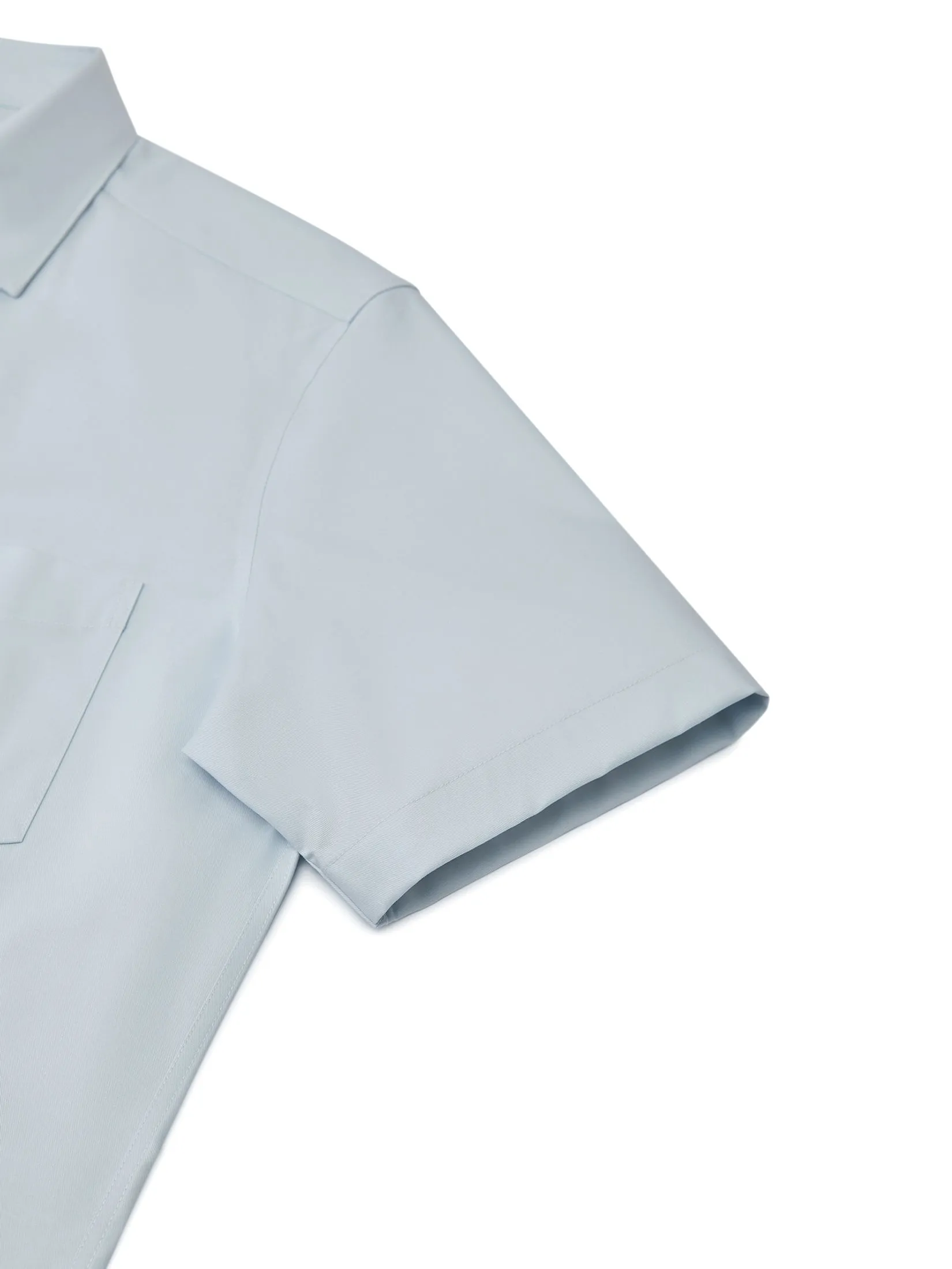 G2000 Men Clothing Non-Iron Silky Touch  Short Sleeve Shirt  Smart Fit - Blue G2000 Men Clothing Non-Iron Silky Touch  Short Sleeve Shirt  Smart Fit - Blue