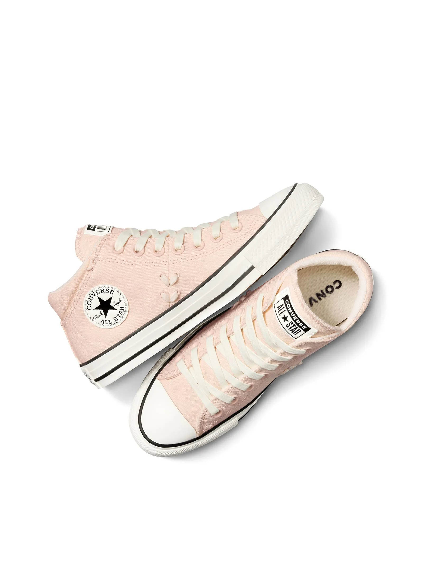 CONVERSE Women Sneakers Ctas Madison Classic Romantic Mid Pink Pale Petal/Egret/Black CONVERSE Women Sneakers Ctas Madison Classic Romantic Mid Pink Pale Petal/Egret/Black