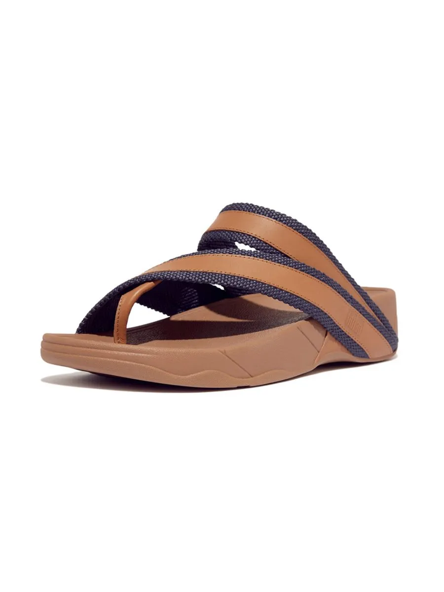 FitFlop™ MEN'S SLING WEBBING/LEATHER BROWN FitFlop™ MEN'S SLING WEBBING/LEATHER BROWN