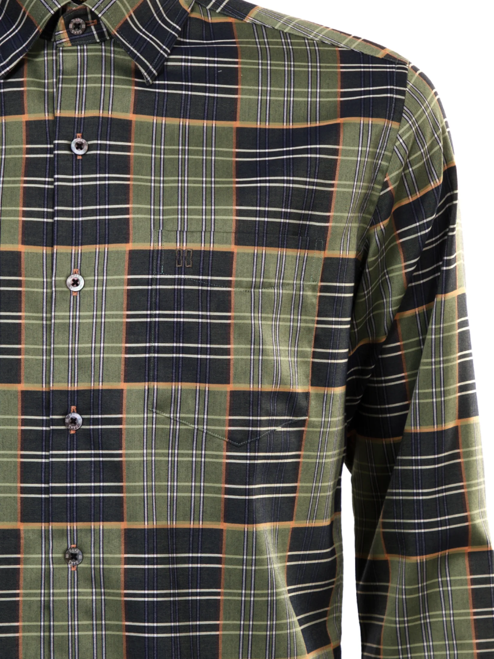 DAKS MEN Long Sleeve Shirt Smart Fit Green DAKS MEN Long Sleeve Shirt Smart Fit Green