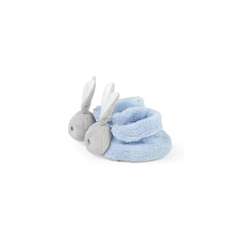 KALOO PLUME BOOTIES RABBIT BLUE - 0/3M KALOO PLUME BOOTIES RABBIT BLUE - 0/3M
