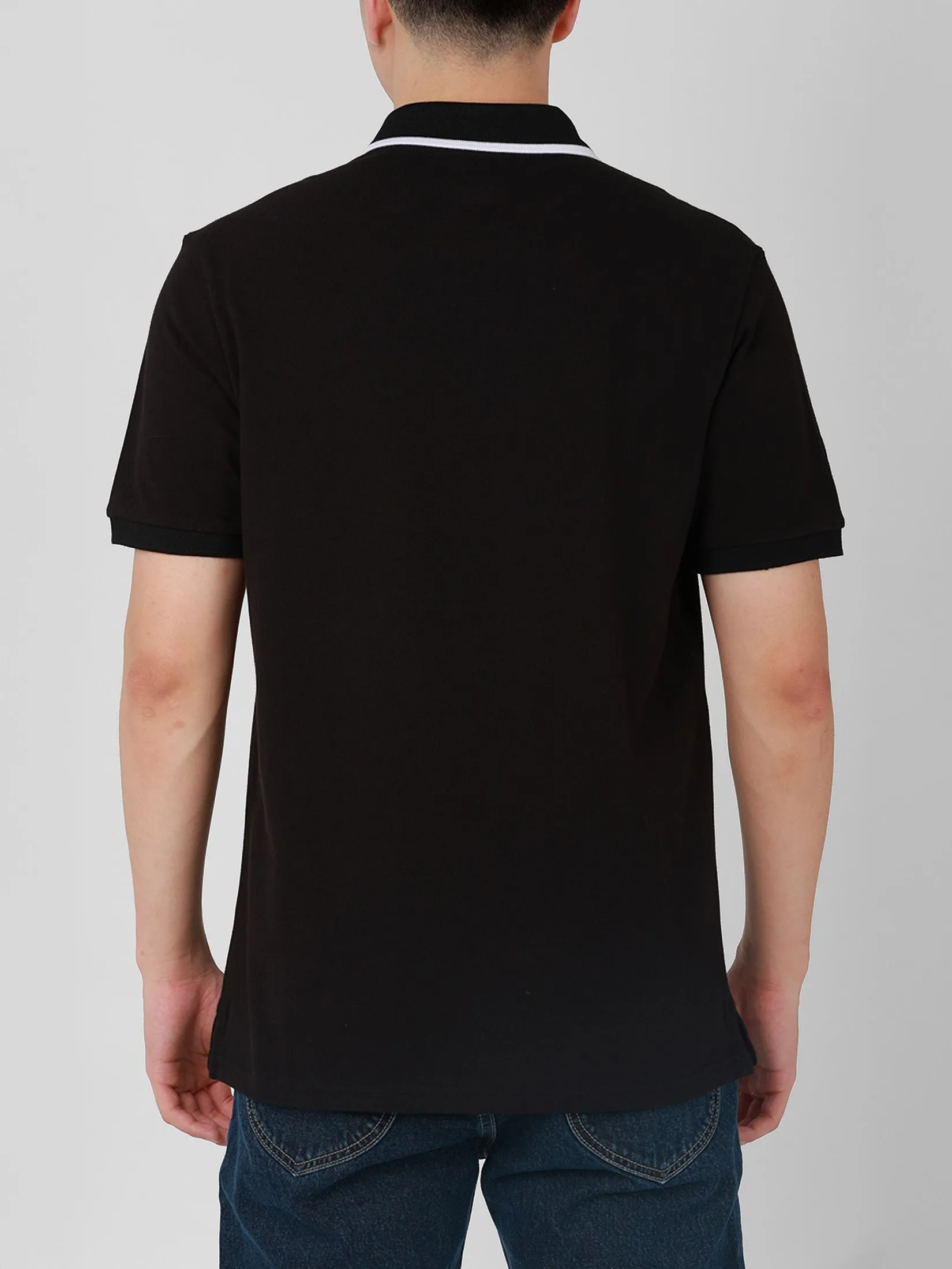 LEE Men's Polo Short Sleeve Regular Fit Black LEE Men's Polo Short Sleeve Regular Fit Black