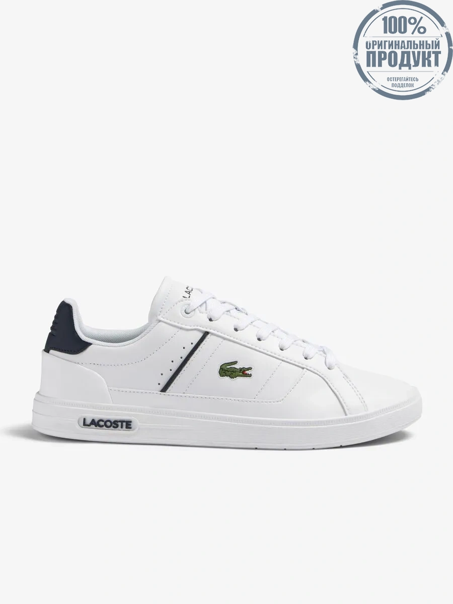 LACOSTE White Men’s Lacoste Europa Pro Leather Trainers LACOSTE White Men’s Lacoste Europa Pro Leather Trainers