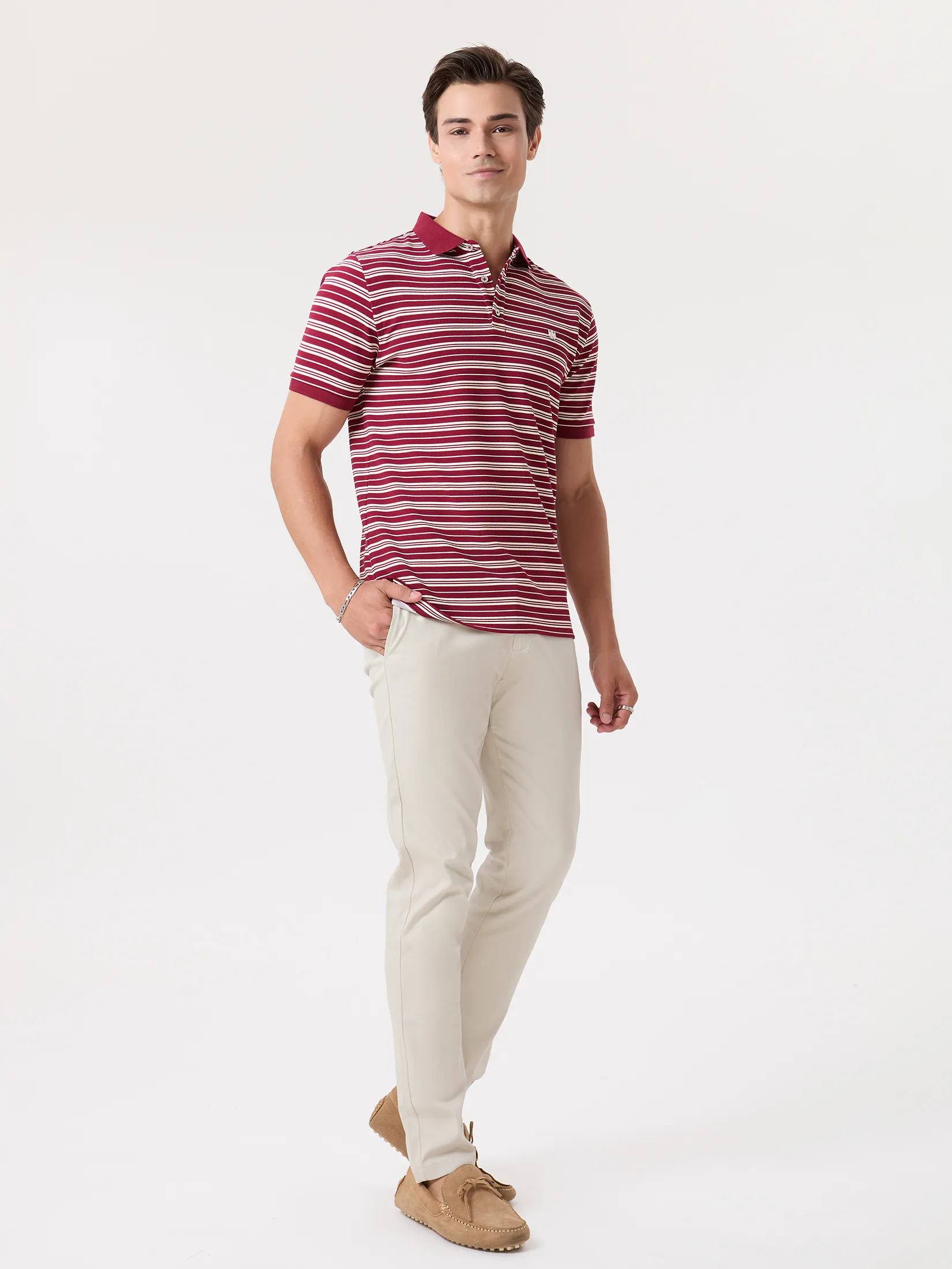 LTD New Gen Polo Shirt Man Maroon LTD New Gen Polo Shirt Man Maroon