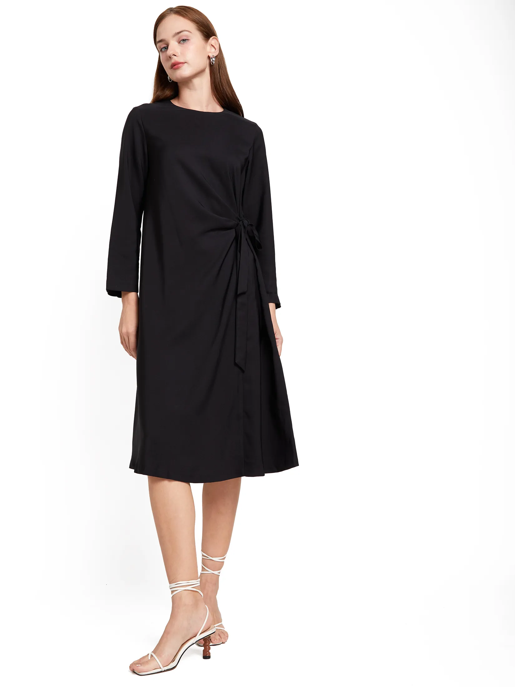 NEXT PHASE Women Dress 3/4 Sleeves Round Neck NEXT PHASE Women Dress 3/4 Sleeves Round Neck