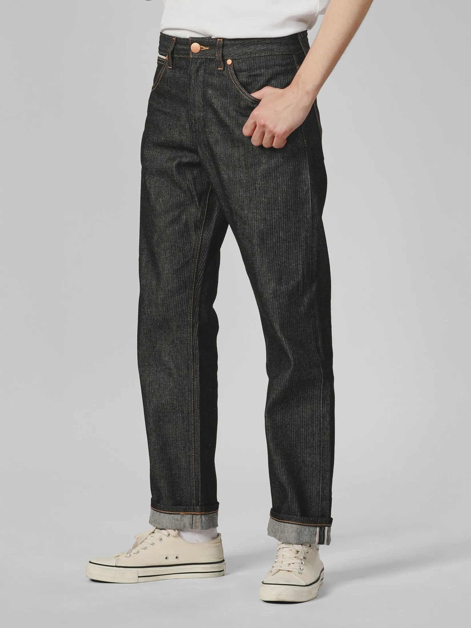 WRANGLER Men's Jeans (Red Selvedge) Casey Jones Collection Mid MWZ Fit Raw Denim WRANGLER Men's Jeans (Red Selvedge) Casey Jones Collection Mid MWZ Fit Raw Denim
