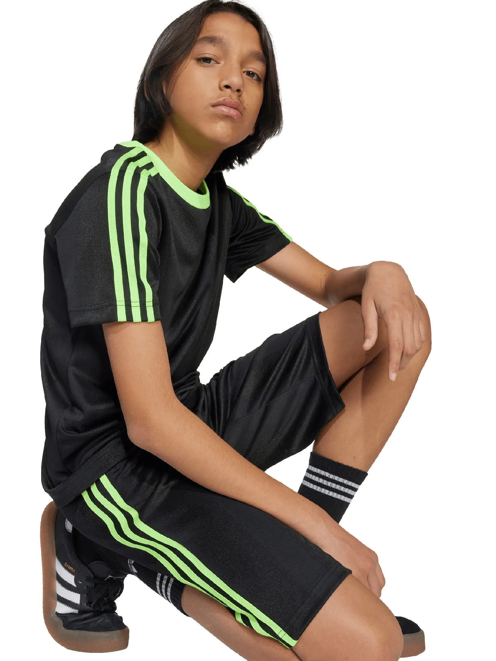 ADIDAS KIDS Unisex Kids Football Shorts Black ADIDAS KIDS Unisex Kids Football Shorts Black