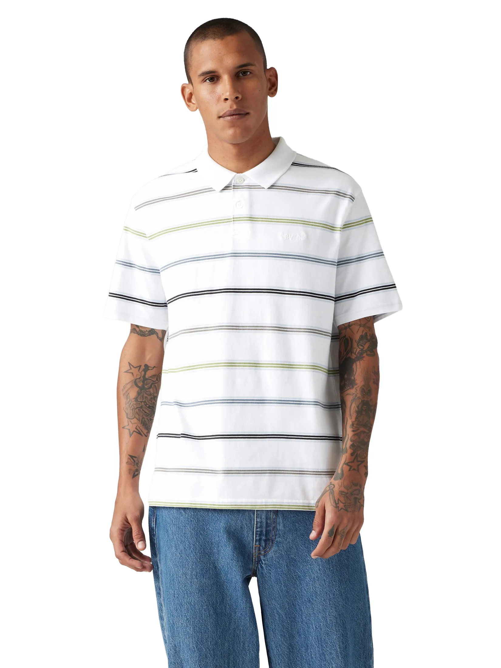 LEVI'S Men's Authentic Polo Multi-Color LEVI'S Men's Authentic Polo Multi-Color