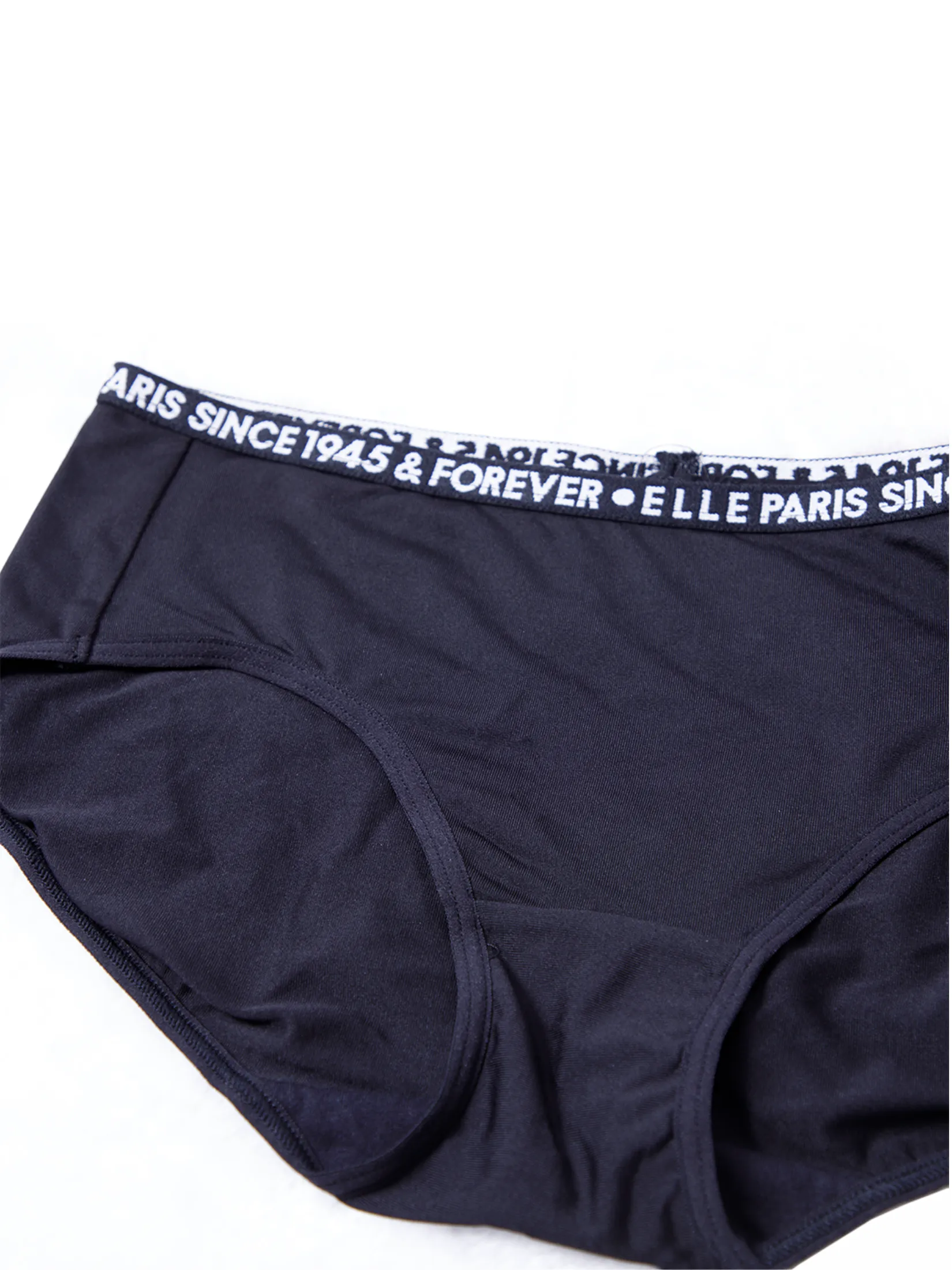 ELLE Women’s Boy-Leg Lowrise Panty LU9856 - Black ELLE Women’s Boy-Leg Lowrise Panty LU9856 - Black
