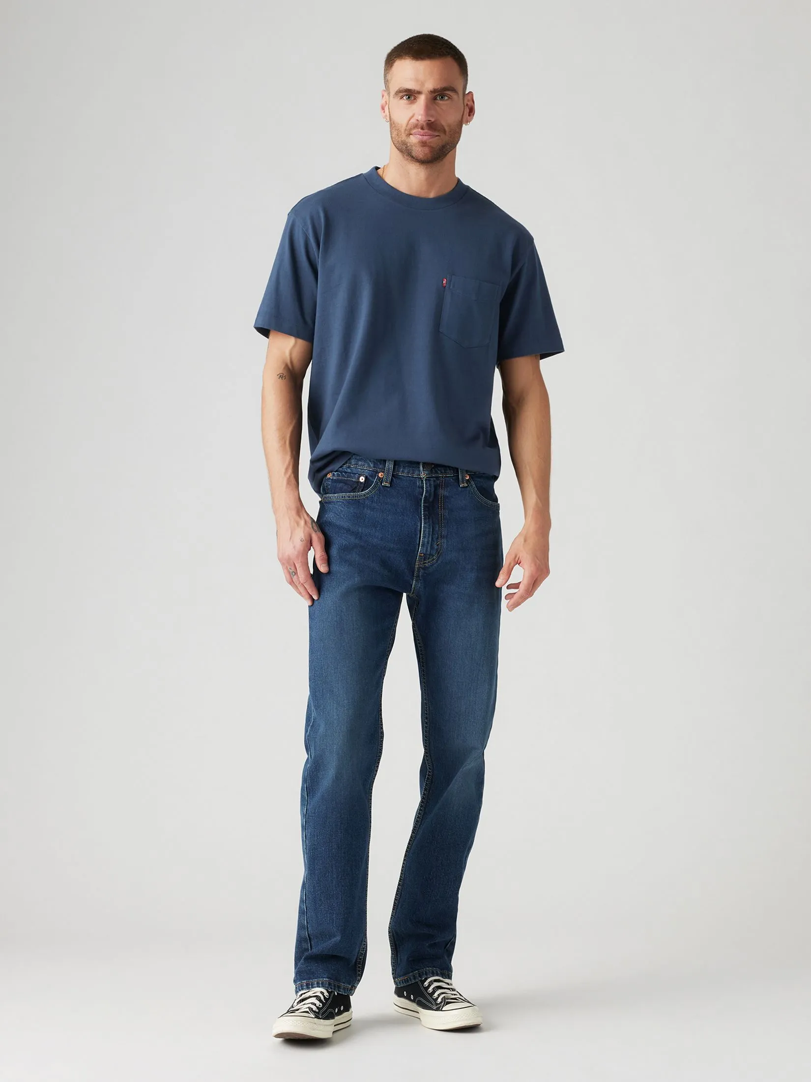 LEVI'S Men's 505™ Regular Jeans Dark Blue LEVI'S Men's 505™ Regular Jeans Dark Blue