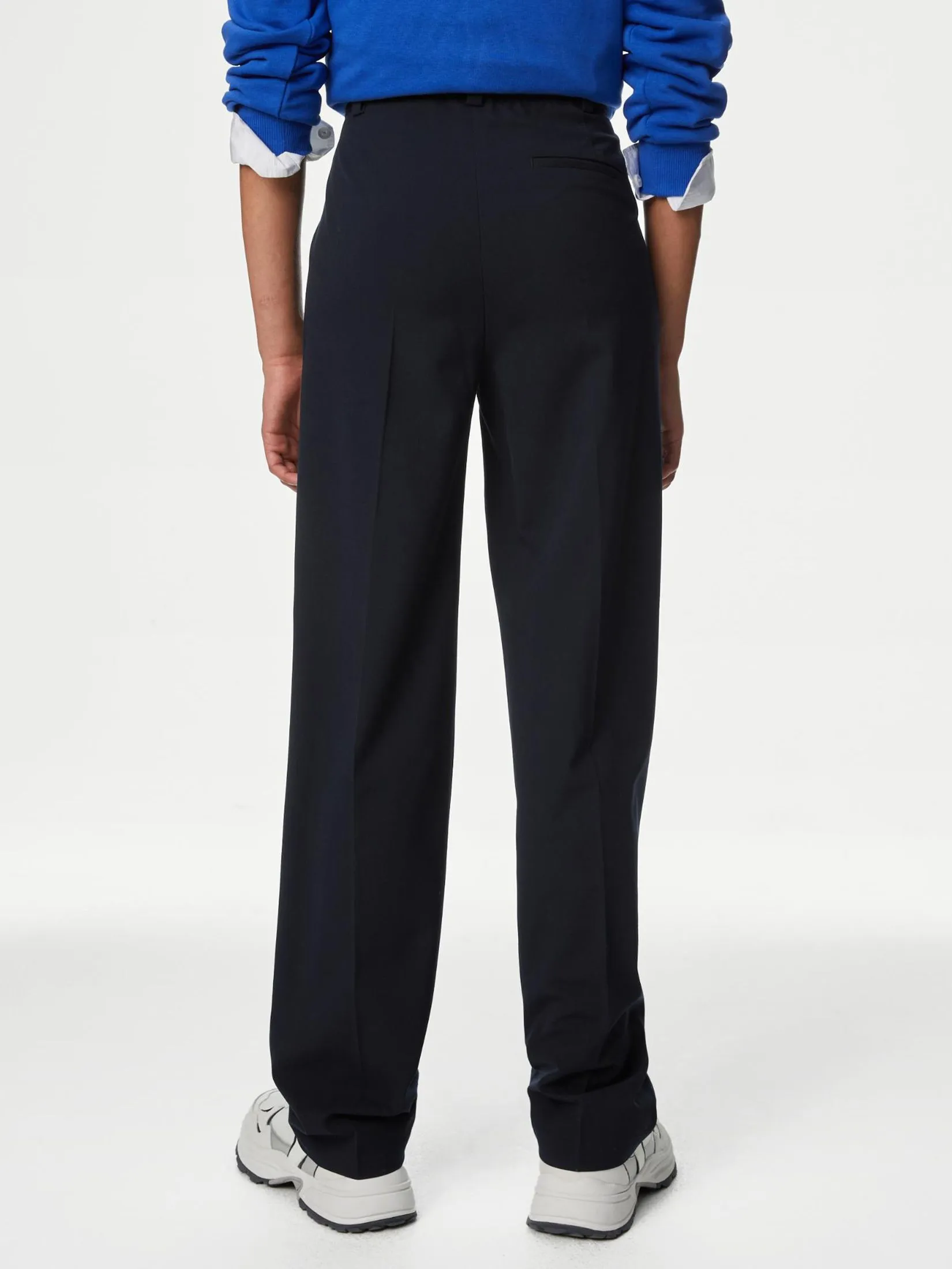 MARKS & SPENCER Women Trousers Straight Leg Woven with Stretch MARKS & SPENCER Women Trousers Straight Leg Woven with Stretch