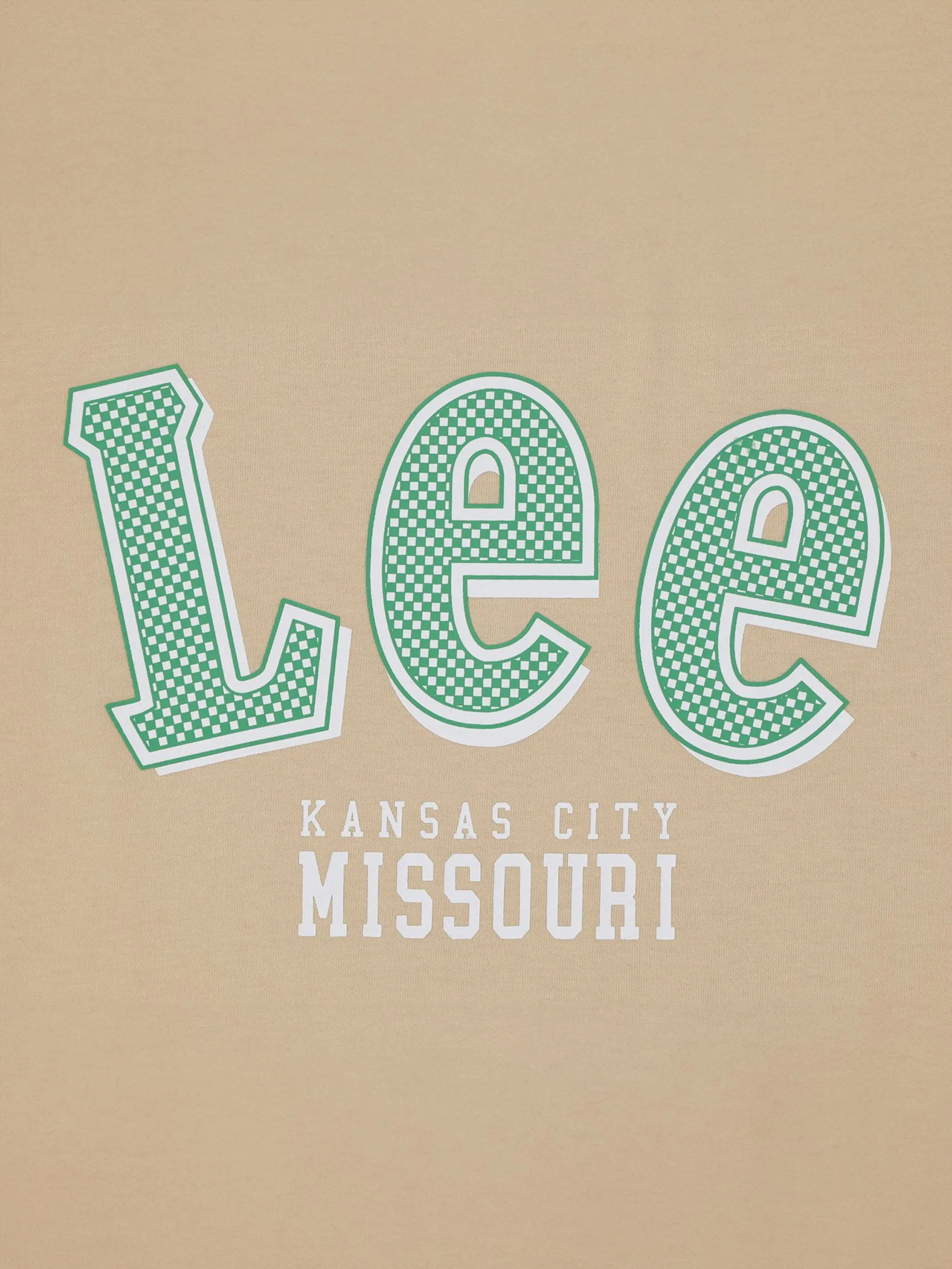 LEE Men's Tee Short Sleeve Regular Fit Brown LEE Men's Tee Short Sleeve Regular Fit Brown
