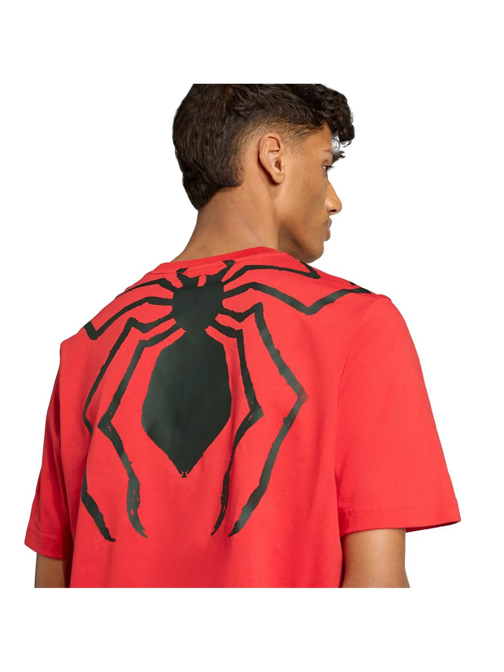 ADIDAS Men T-Shirt Adidas Marvel Spider-Man Spider JL7962 Collegiate Red ADIDAS Men T-Shirt Adidas Marvel Spider-Man Spider JL7962 Collegiate Red