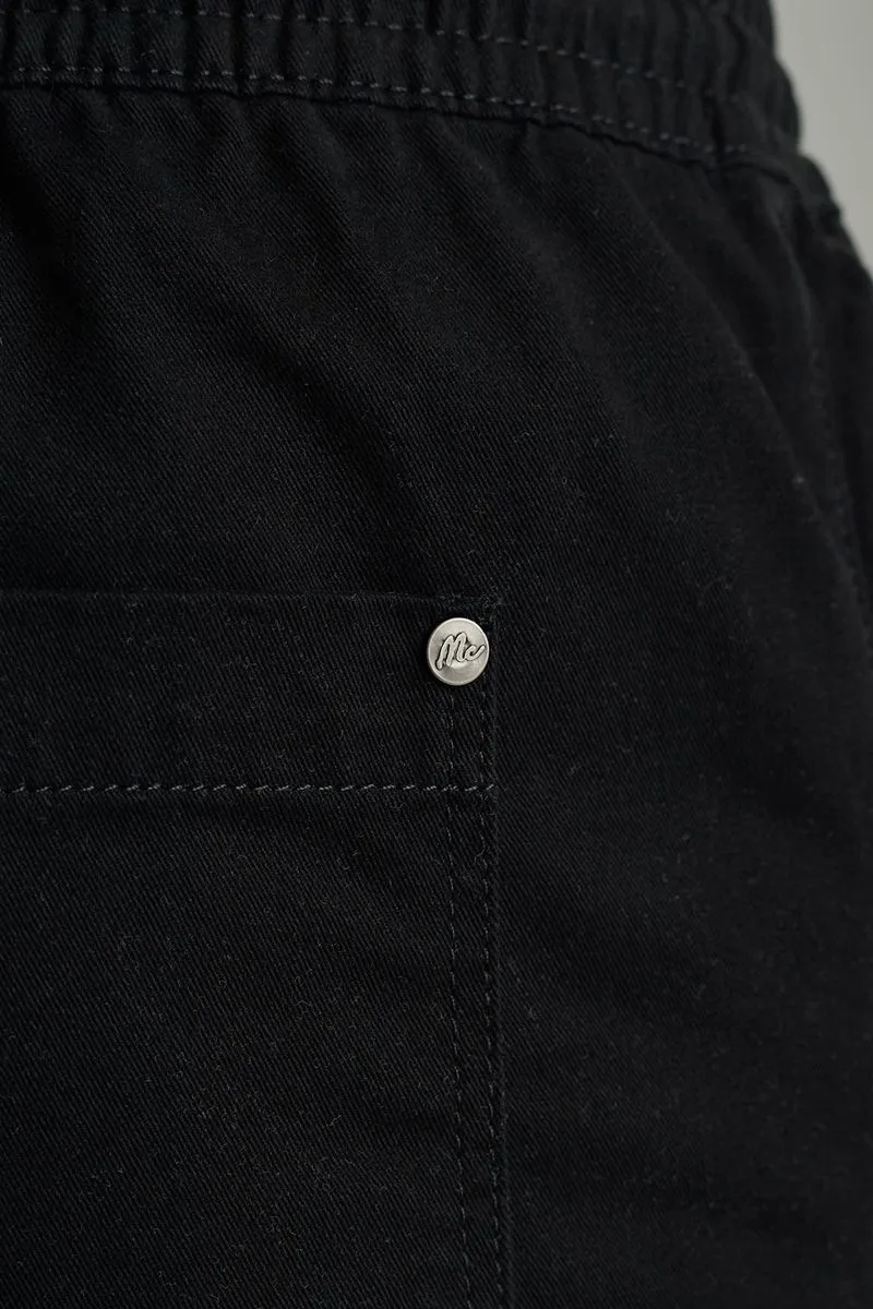 MC JEANS Short pants Black MCJZ059 MC JEANS Short pants Black MCJZ059