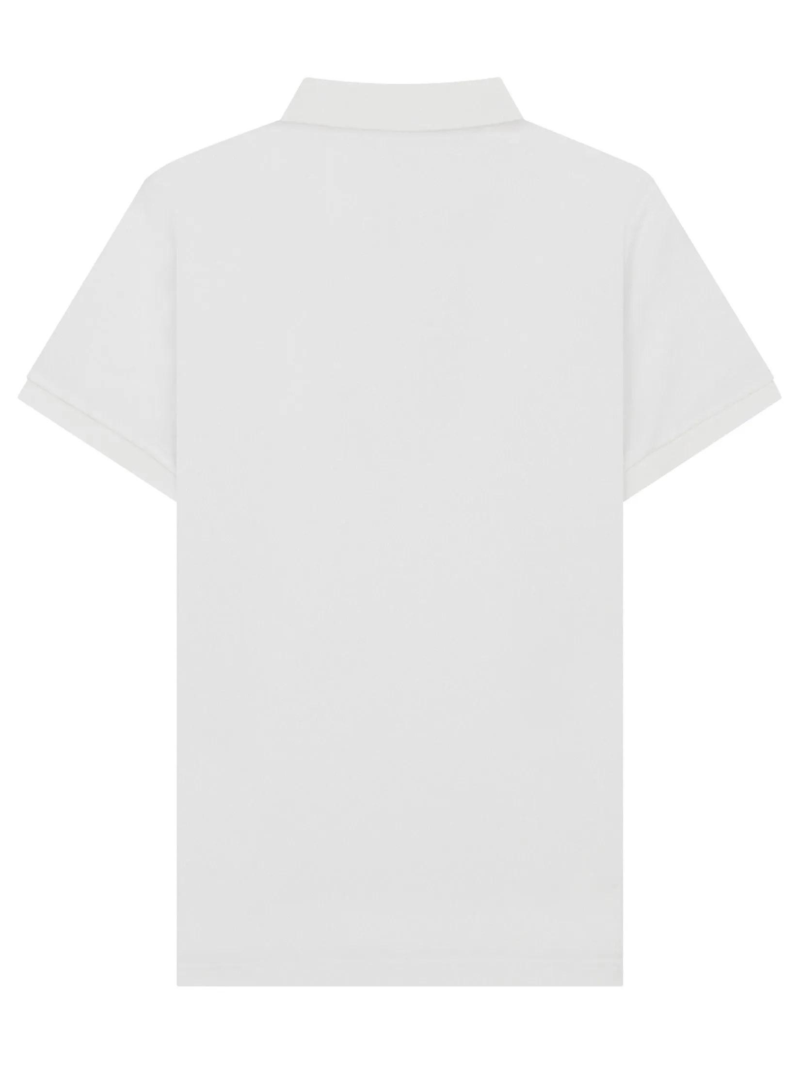 GIORDANO Men's Slim Cotton Lycra Polo Signature White GIORDANO Men's Slim Cotton Lycra Polo Signature White