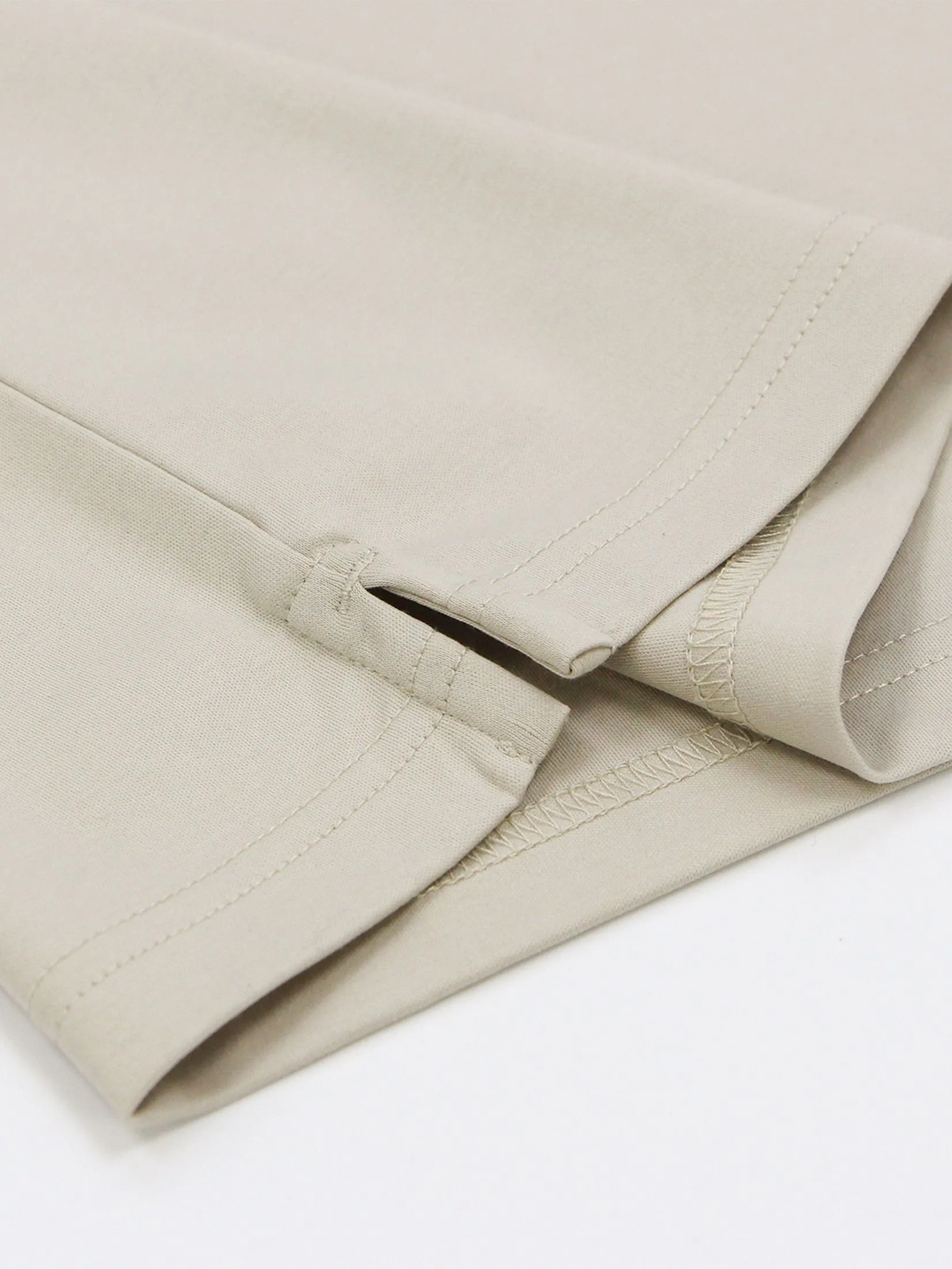 GIORDANO Men's Slim Interlock Polo (Liquid Touch) Creamware Khaki GIORDANO Men's Slim Interlock Polo (Liquid Touch) Creamware Khaki