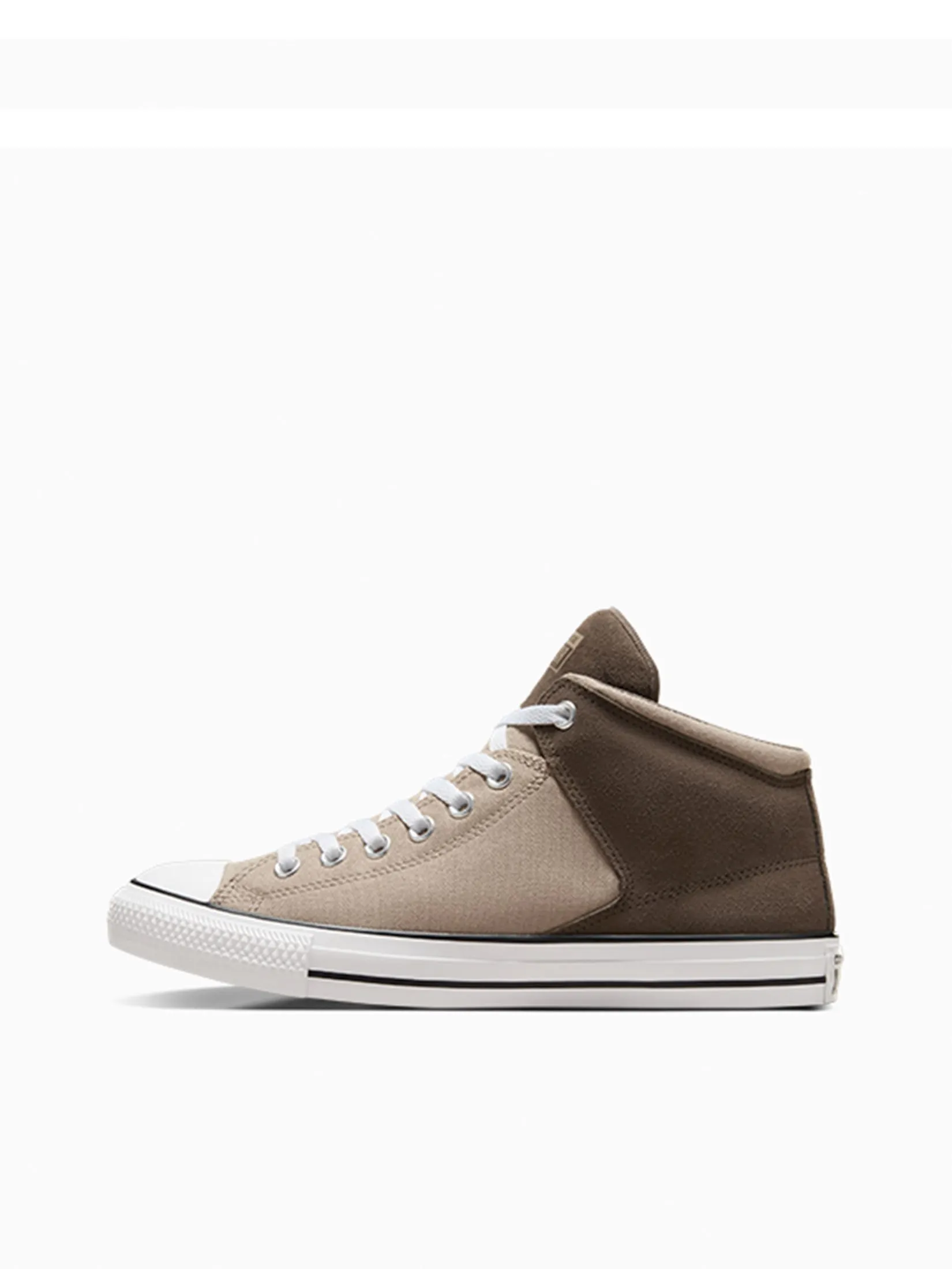 CONVERSE Men Sneakers Ctas High Street Mixed Materials Mid Brown CONVERSE Men Sneakers Ctas High Street Mixed Materials Mid Brown