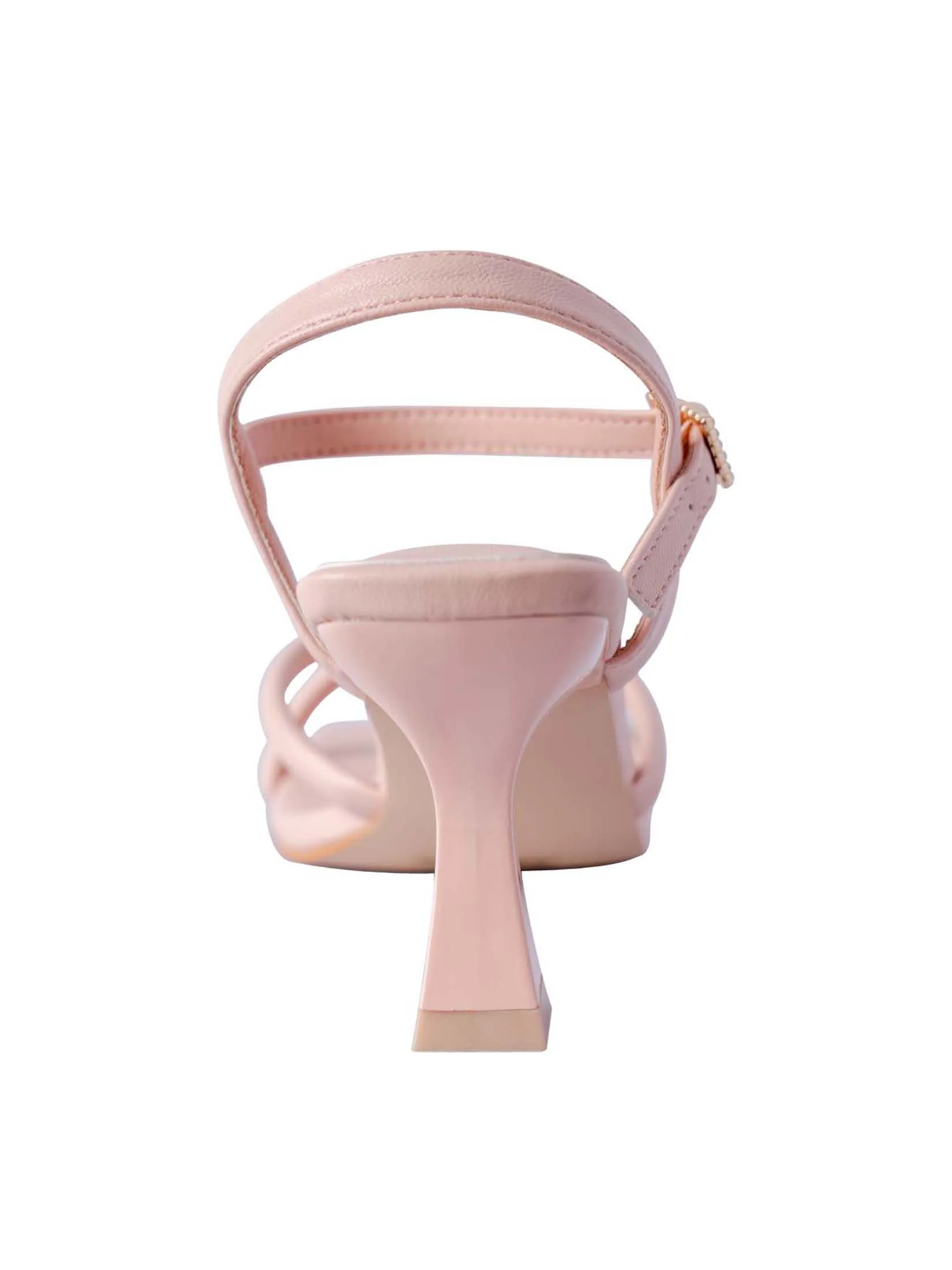 VILLAINS SF PEONY Women's Comfort Heeled Sandals PINK VILLAINS SF PEONY Women's Comfort Heeled Sandals PINK