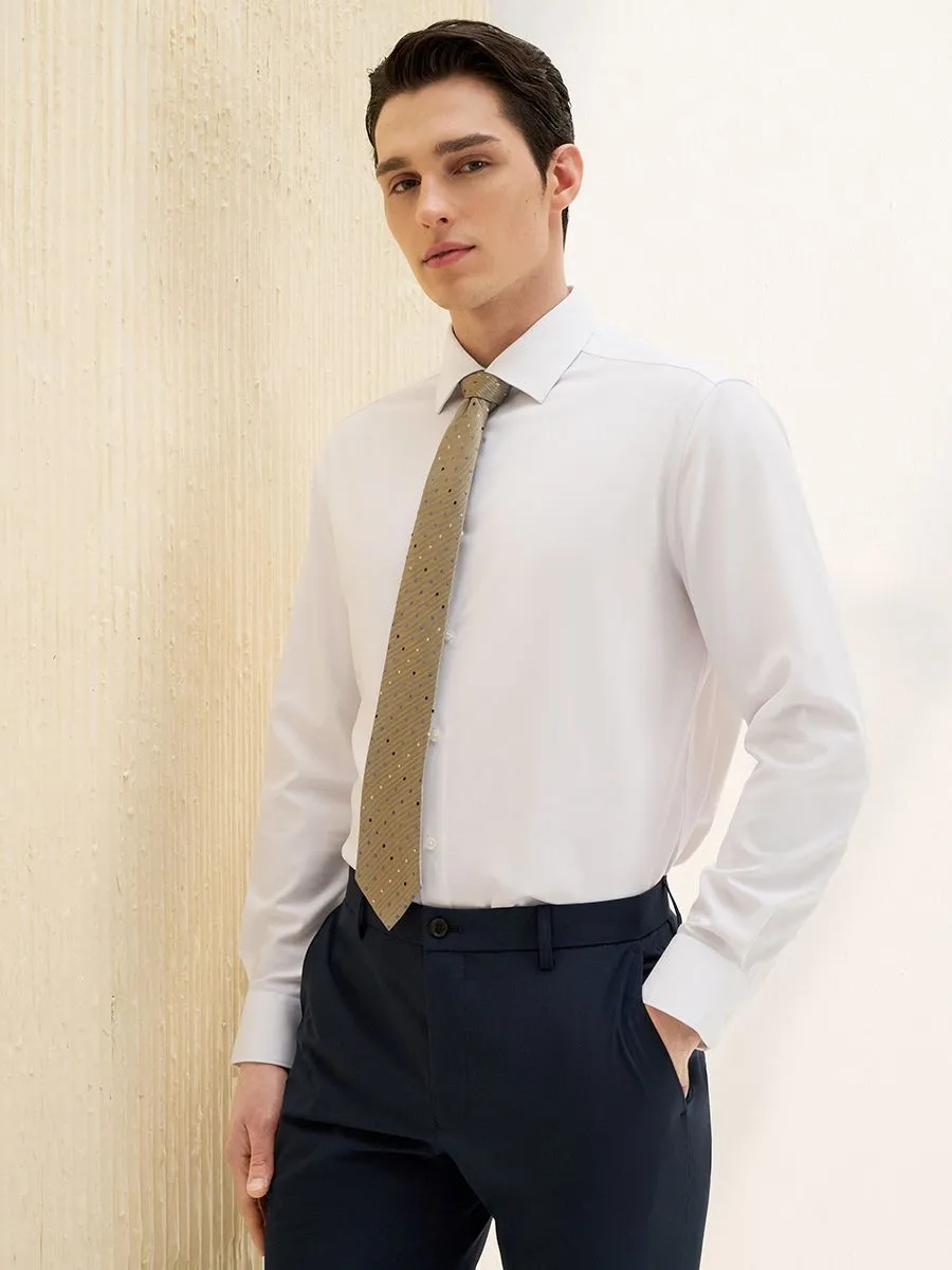 G2000 Men Clothing Silky Touch Stretch Shirt Smart Fit - White G2000 Men Clothing Silky Touch Stretch Shirt Smart Fit - White