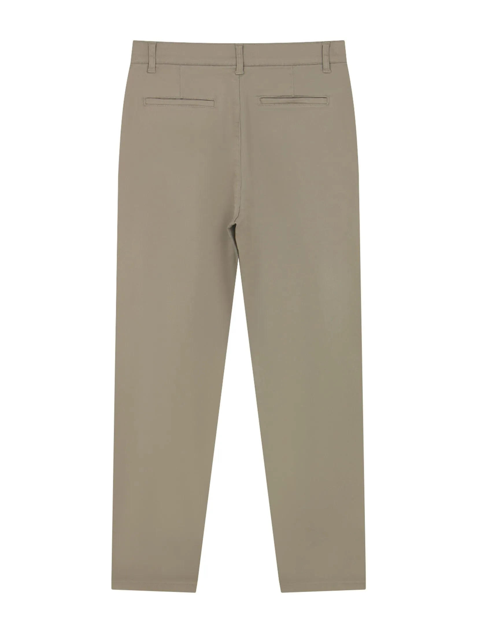 GIORDANO Women's Regular Khaki Pants (180° Elastic Waist) Woodsmoke khaki GIORDANO Women's Regular Khaki Pants (180° Elastic Waist) Woodsmoke khaki