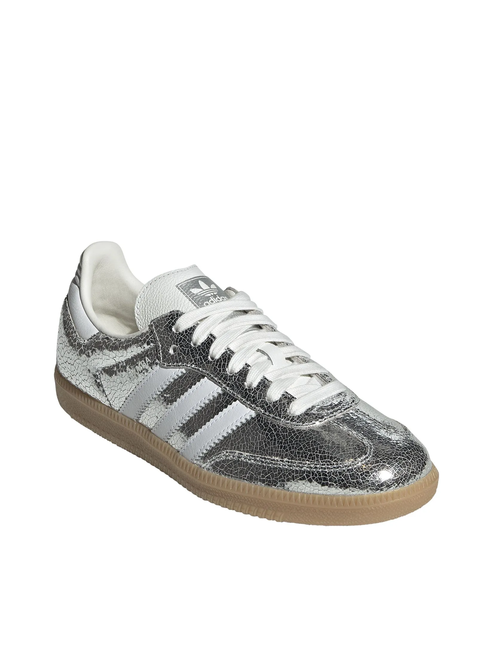 ADIDAS Women Sneakers Samba OG JR0035 Silver Met / Ftwr White / Core White ADIDAS Women Sneakers Samba OG JR0035 Silver Met / Ftwr White / Core White