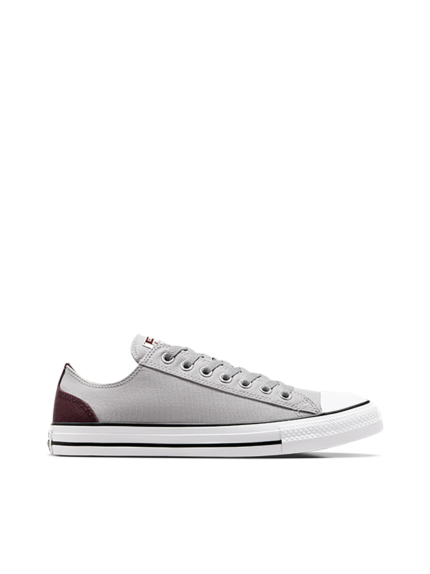 CONVERSE Men Sneakers CTAS Everyday Essentials Ox Grey Area/Bloodstone/White CONVERSE Men Sneakers CTAS Everyday Essentials Ox Grey Area/Bloodstone/White