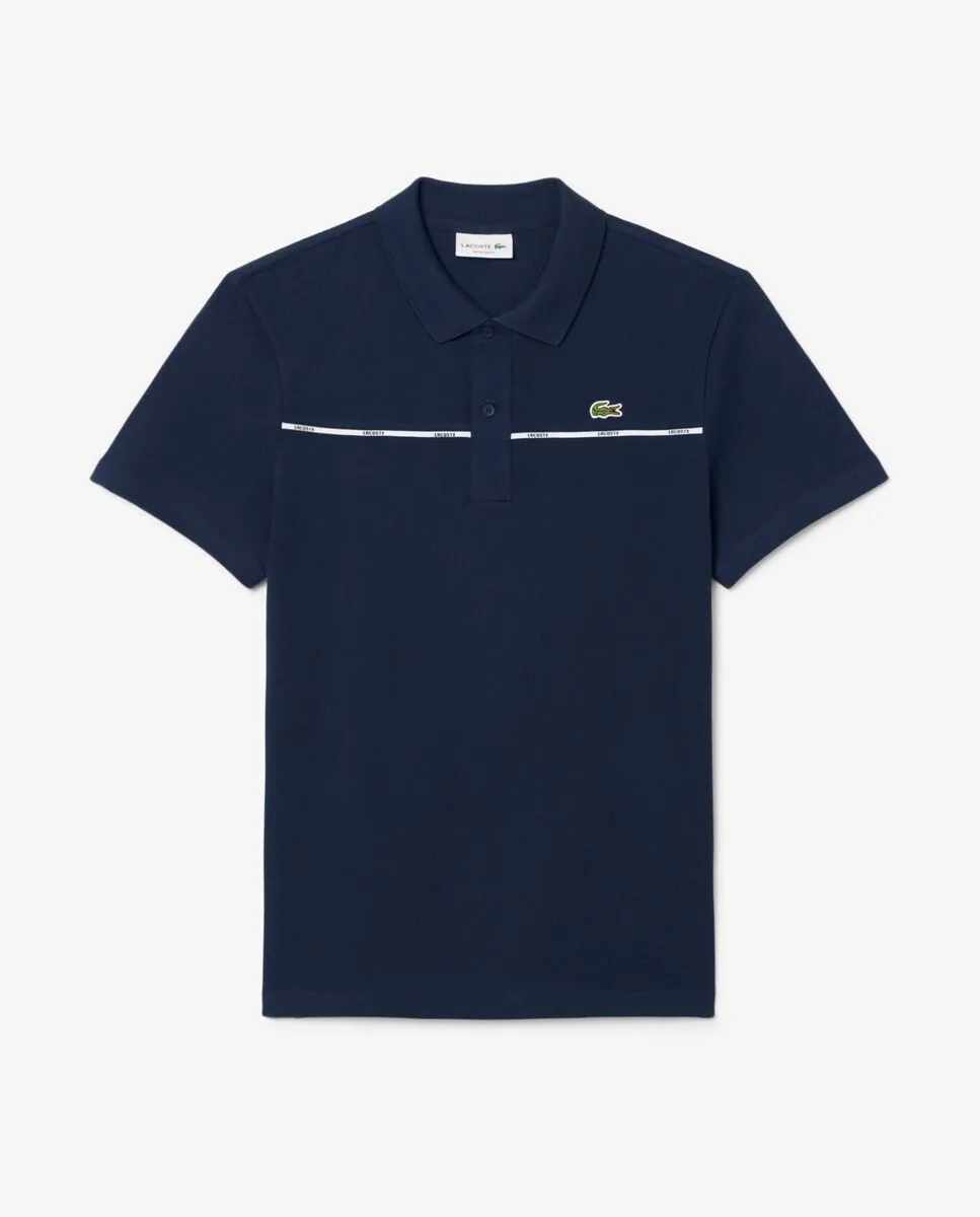 LACOSTE Regular Fit L.12.12 Petit Piqu  Polo Shirt Blue LACOSTE Regular Fit L.12.12 Petit Piqu  Polo Shirt Blue