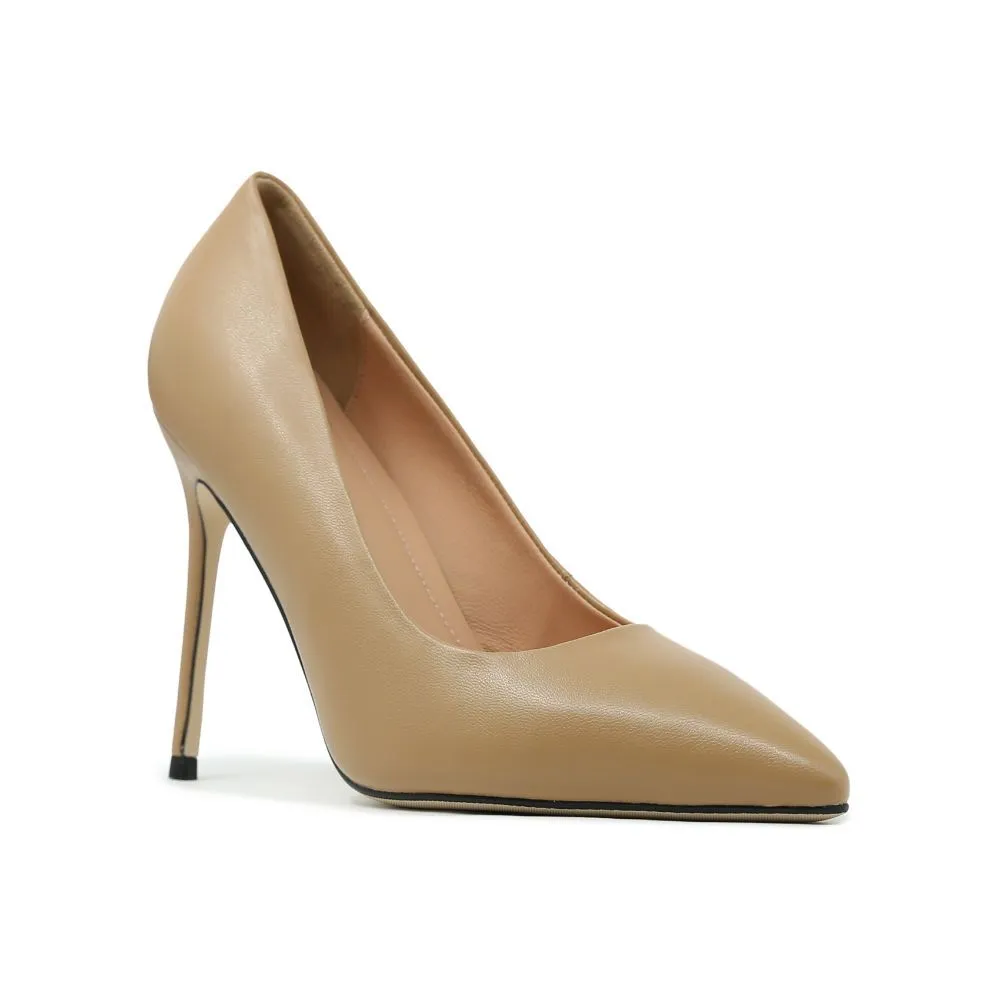 SHU CELEB HEELS 4" IN MILAN SWSC0801-BE11-MATTE VERY NUDE SHU CELEB HEELS 4" IN MILAN SWSC0801-BE11-MATTE VERY NUDE