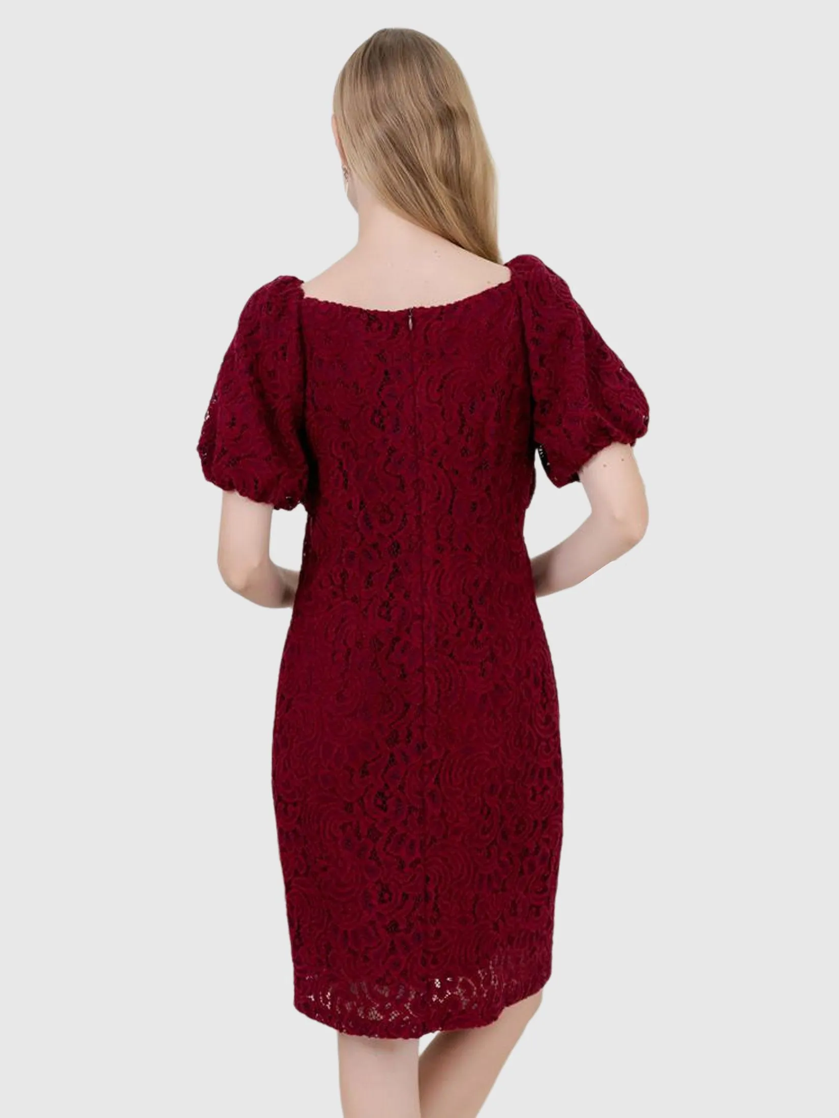 VERONIQA Women Dress Hannah Lace Red VERONIQA Women Dress Hannah Lace Red