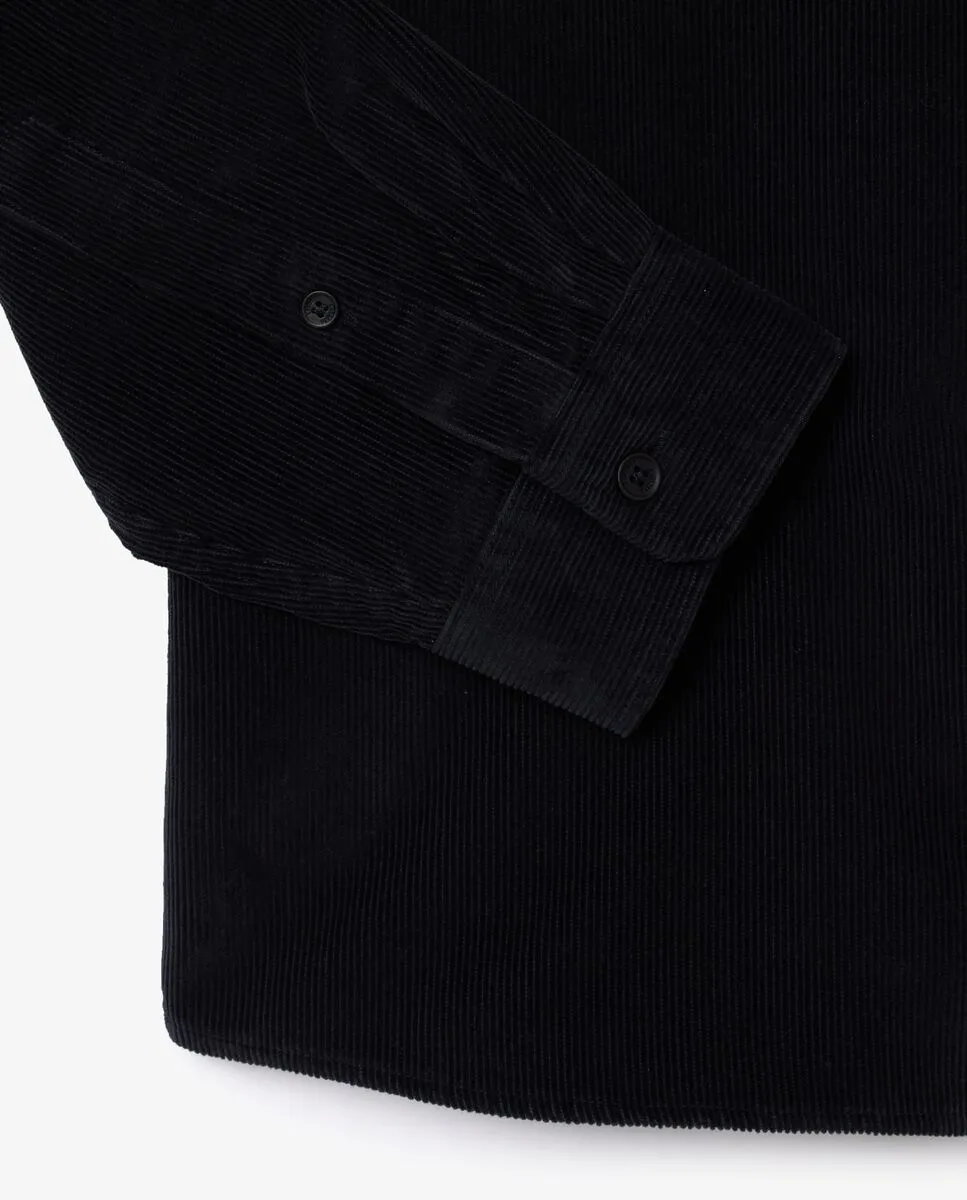 LACOSTE Regular Fit Velour Shirt Blue LACOSTE Regular Fit Velour Shirt Blue