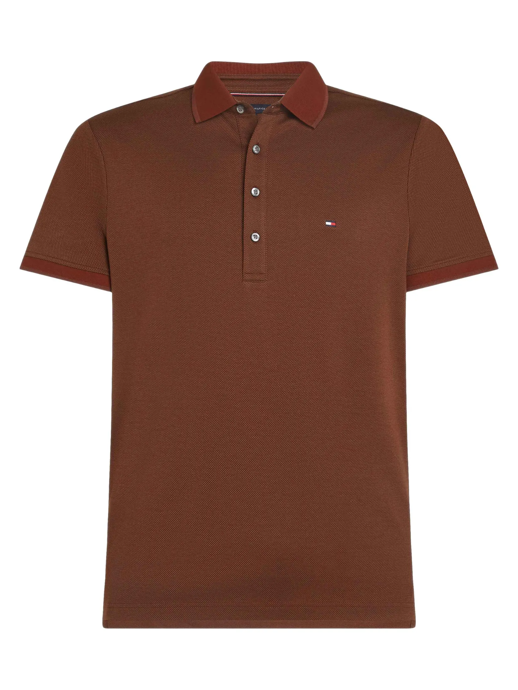 TOMMY HILFIGER Men POLO BROWN TOMMY HILFIGER Men POLO BROWN
