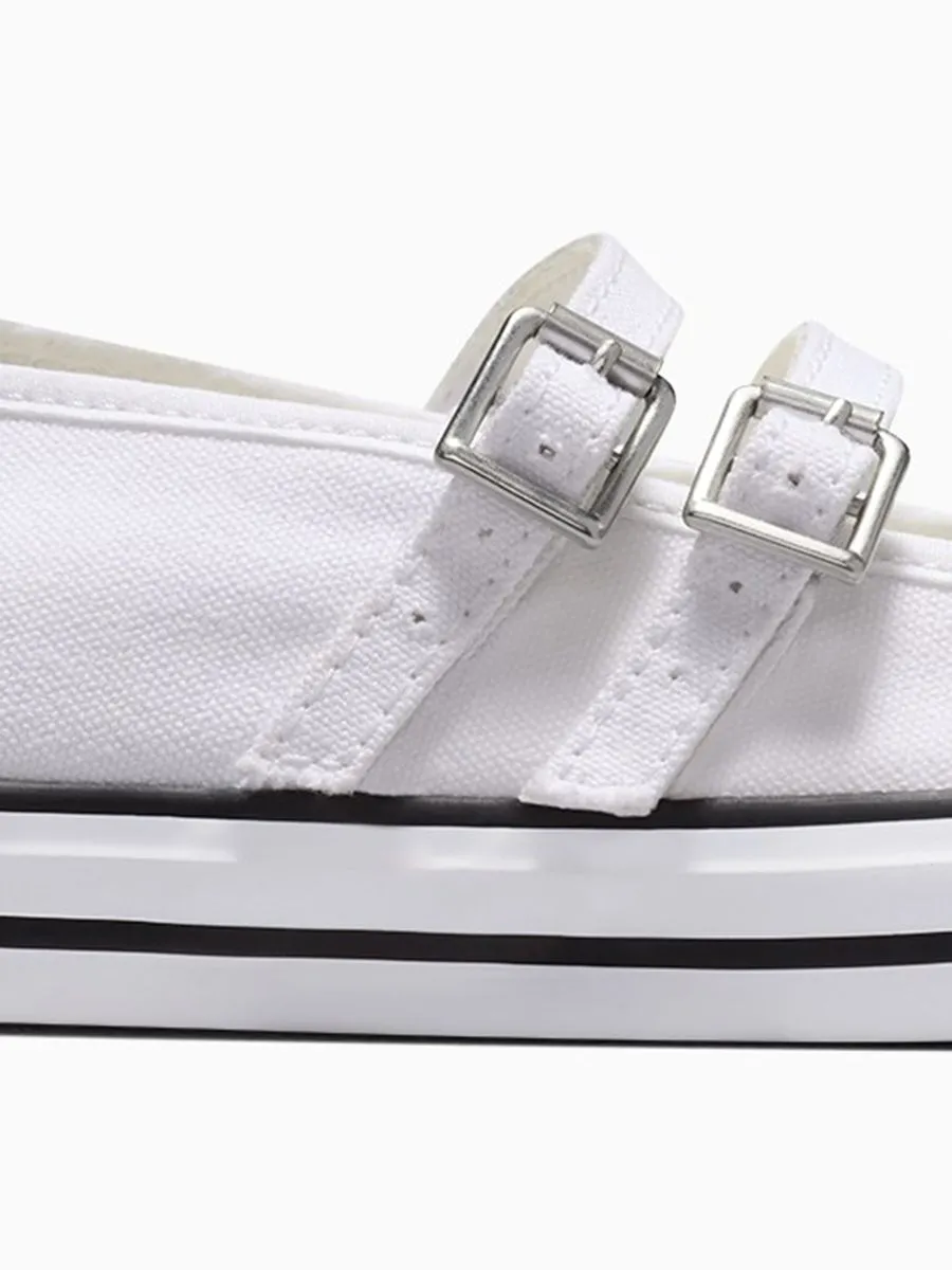 CONVERSE Women Sneaker Chuck Taylor All Star Dainty Mary Jane Slip White CONVERSE Women Sneaker Chuck Taylor All Star Dainty Mary Jane Slip White