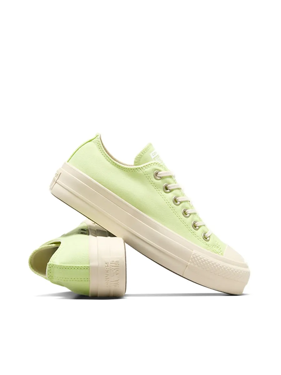 CONVERSE Women Sneakers Ctas Lift Crafted Ox Green CONVERSE Women Sneakers Ctas Lift Crafted Ox Green