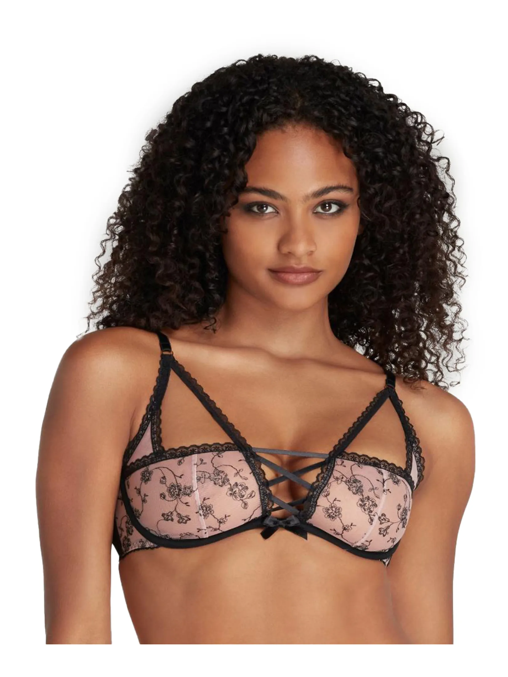 AGENT PROVOCATEUR Women Bra Rosaleen High Apex Underwired Pink AGENT PROVOCATEUR Women Bra Rosaleen High Apex Underwired Pink