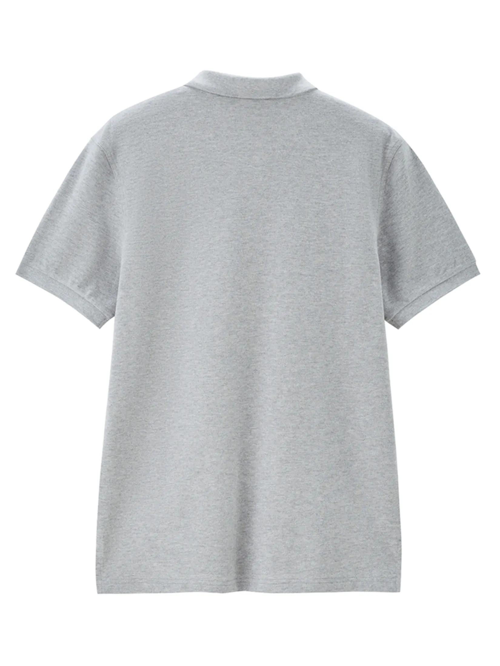 GIORDANO Men s Online Exclusive Pique Polo Shirt (Korea) Mid Grey GIORDANO Men s Online Exclusive Pique Polo Shirt (Korea) Mid Grey