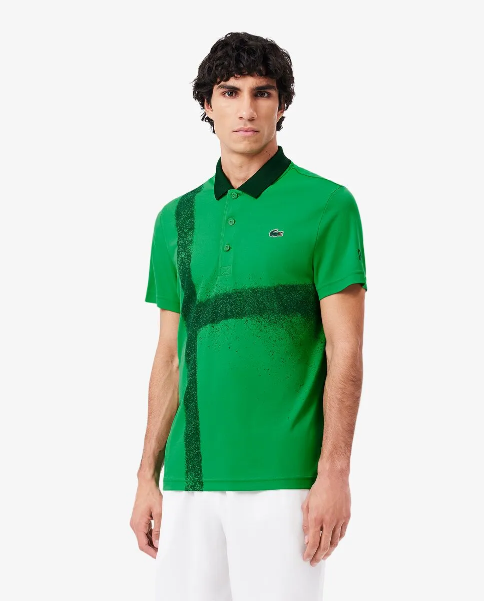 LACOSTE Lacoste Tennis x Novak Djokovic Polo Shirt Green LACOSTE Lacoste Tennis x Novak Djokovic Polo Shirt Green