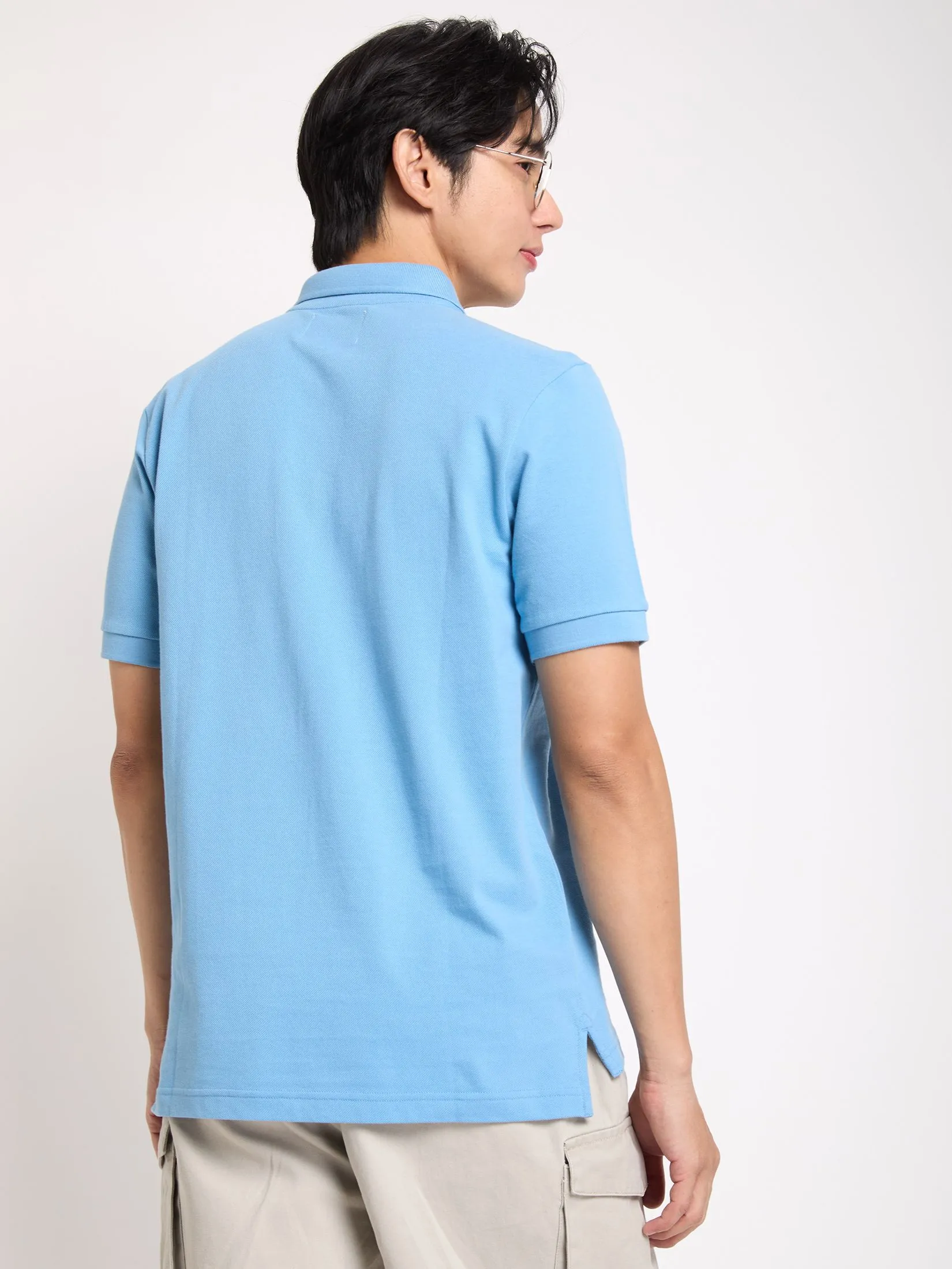 PACIFIC UNION Men Polo Shirt Short Sleeves Basic Regular fit PACIFIC UNION Men Polo Shirt Short Sleeves Basic Regular fit